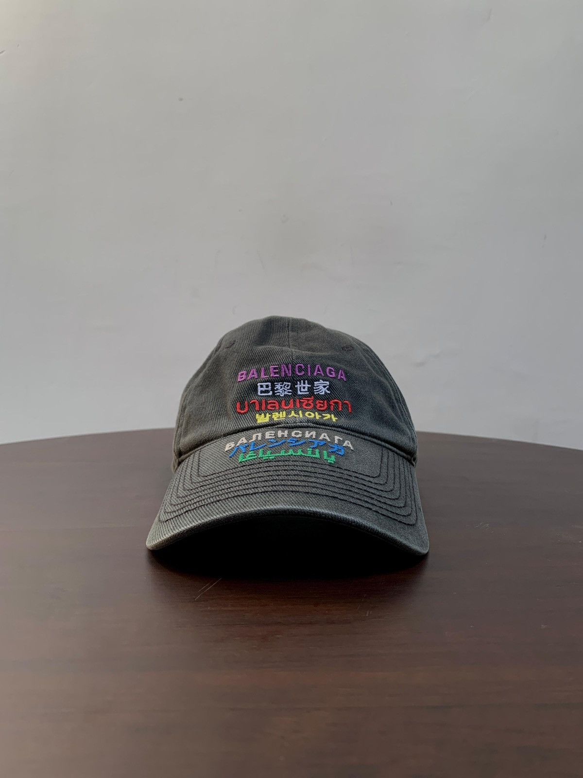 FREE TAX! Multi Language Faded Logo Cap by Demna