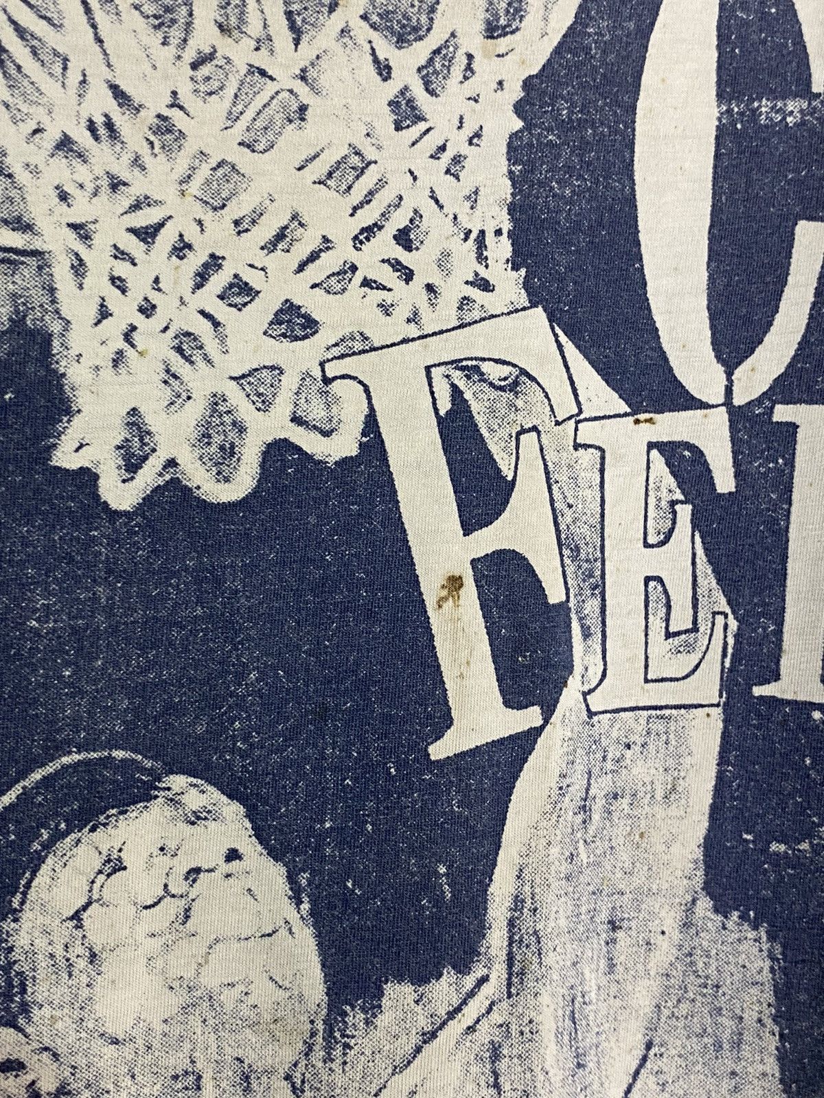 Japanese Brand × Vintage Vintage Basketball 90s Overprint Sun Faded Distressed Tee Size US XXL / EU 58 / 5 - 4 Thumbnail