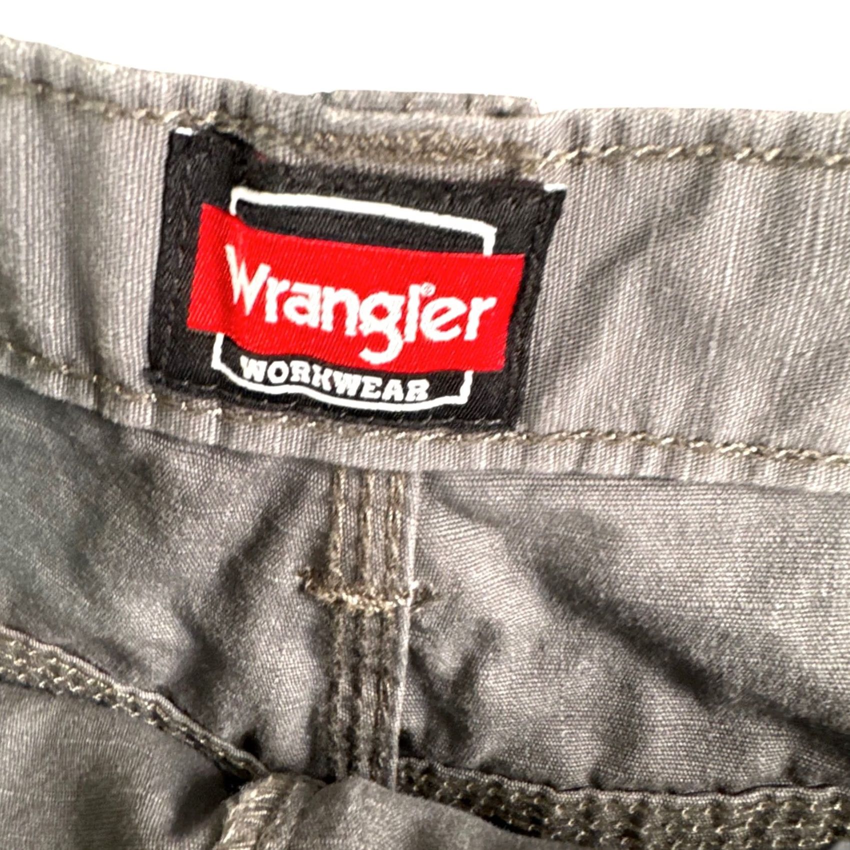 Wrangler Wrangler Workwear Pants Gray Mens 40x30 Utility Cargo Reinforced Cotton Work Size US 40 / EU 56 - 4 Thumbnail