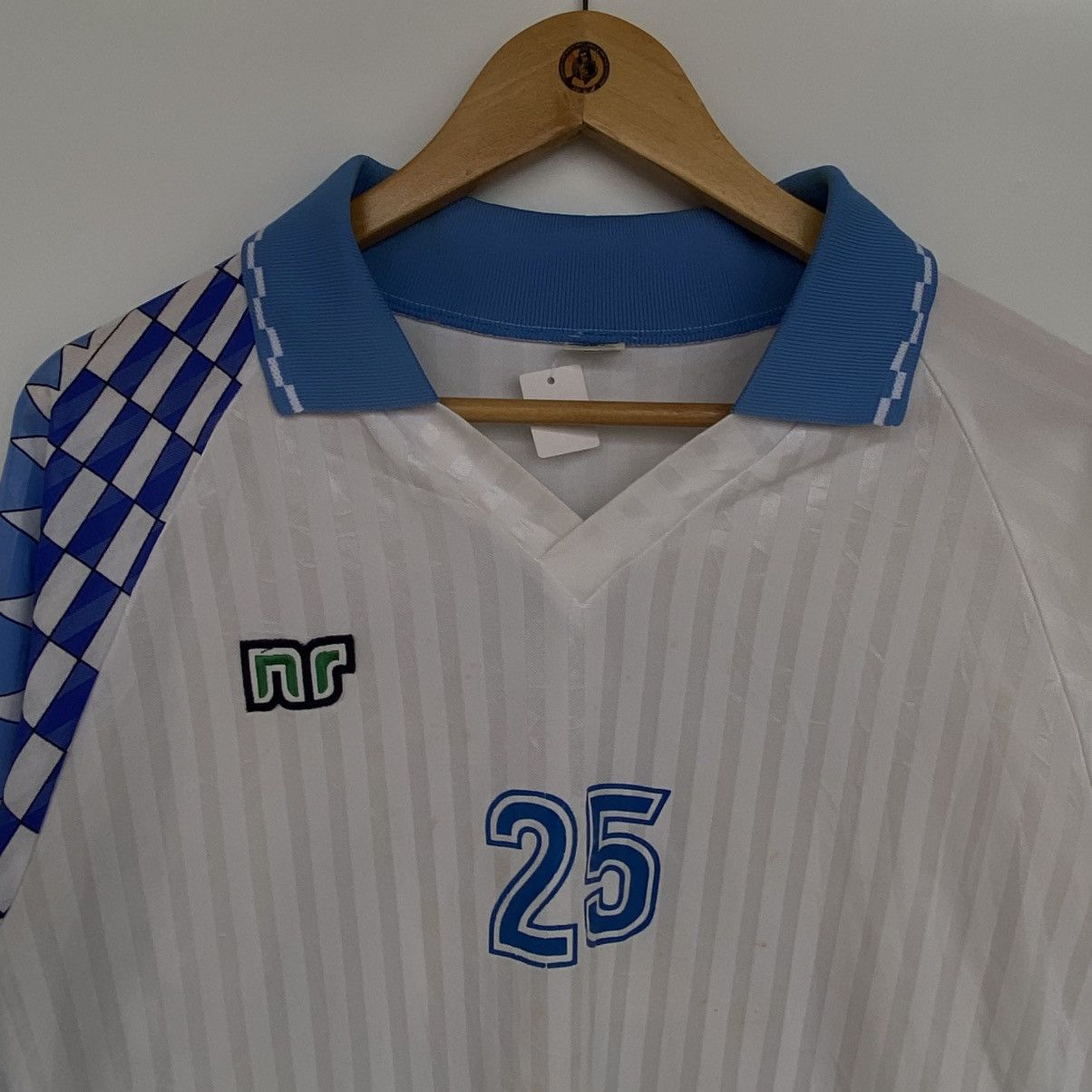 Other Vintage Norway Long Sleeve White/Blue Shirt Football Size L Size US L / EU 52-54 / 3 - 4 Thumbnail