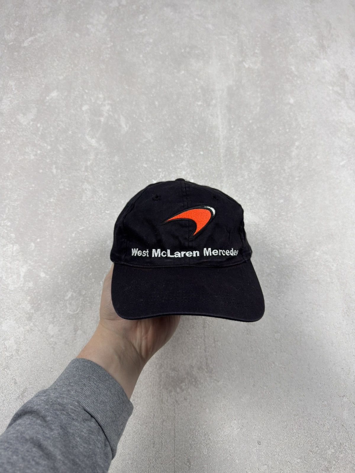 Mercedes-Benz Vintage Mercedes Benz West McLaren Racing Cap Canon Y2K Hats Size ONE SIZE - 3 Thumbnail