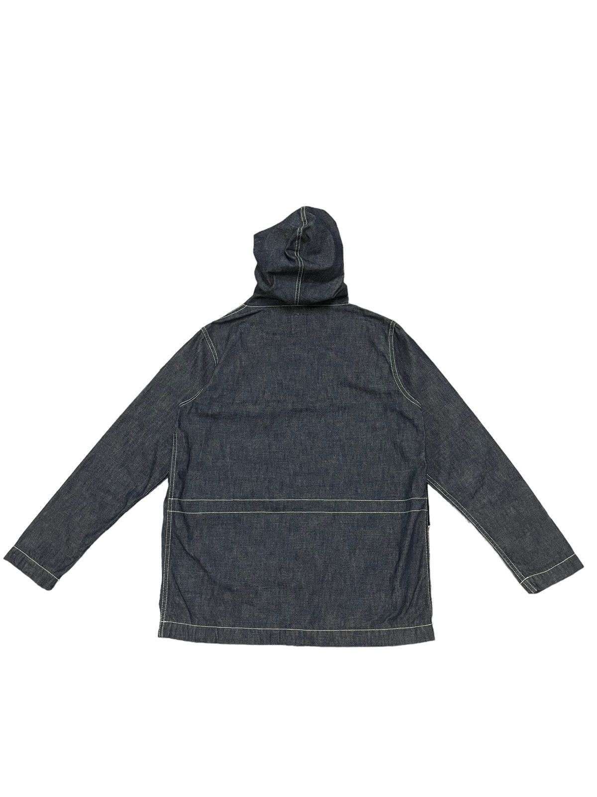 Japanese Brand Vintage Japanese Brand Half Button Denim Style Jacket Size US M / EU 48-50 / 2 - 2 Thumbnail