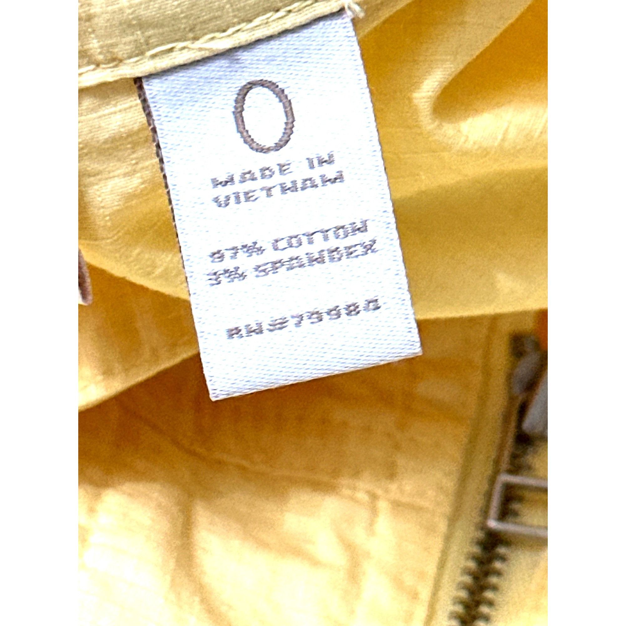 Chicos Chicos Yellow Lightweight Zip Up Jacket Casual Utility Style Size M / US 6-8 / IT 42-44 - 6 Thumbnail