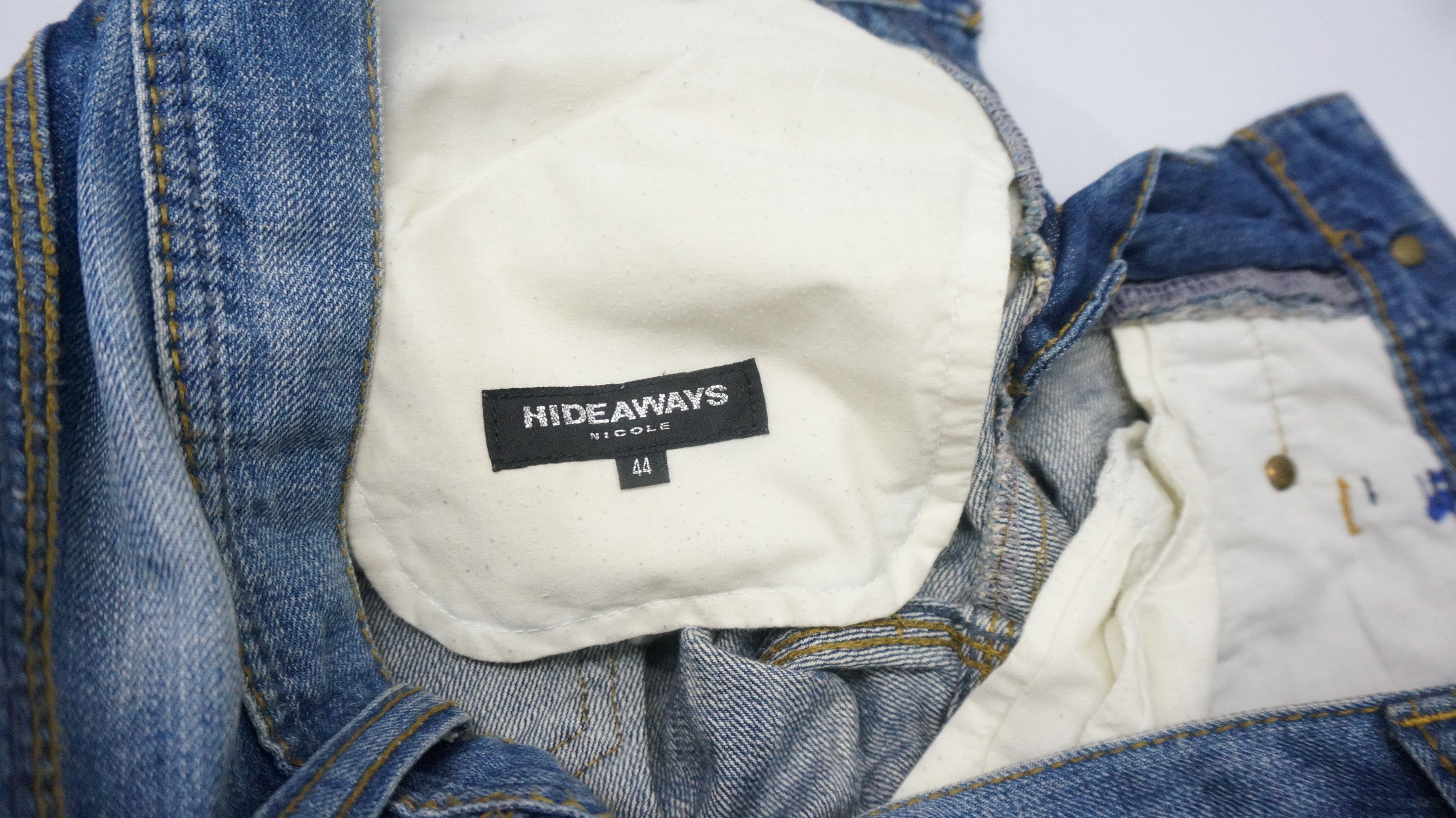 HIDEAWAYS Nicole Hideaways Distressed Multipocket Jeans Size US 30 / EU 46 - 12 Thumbnail