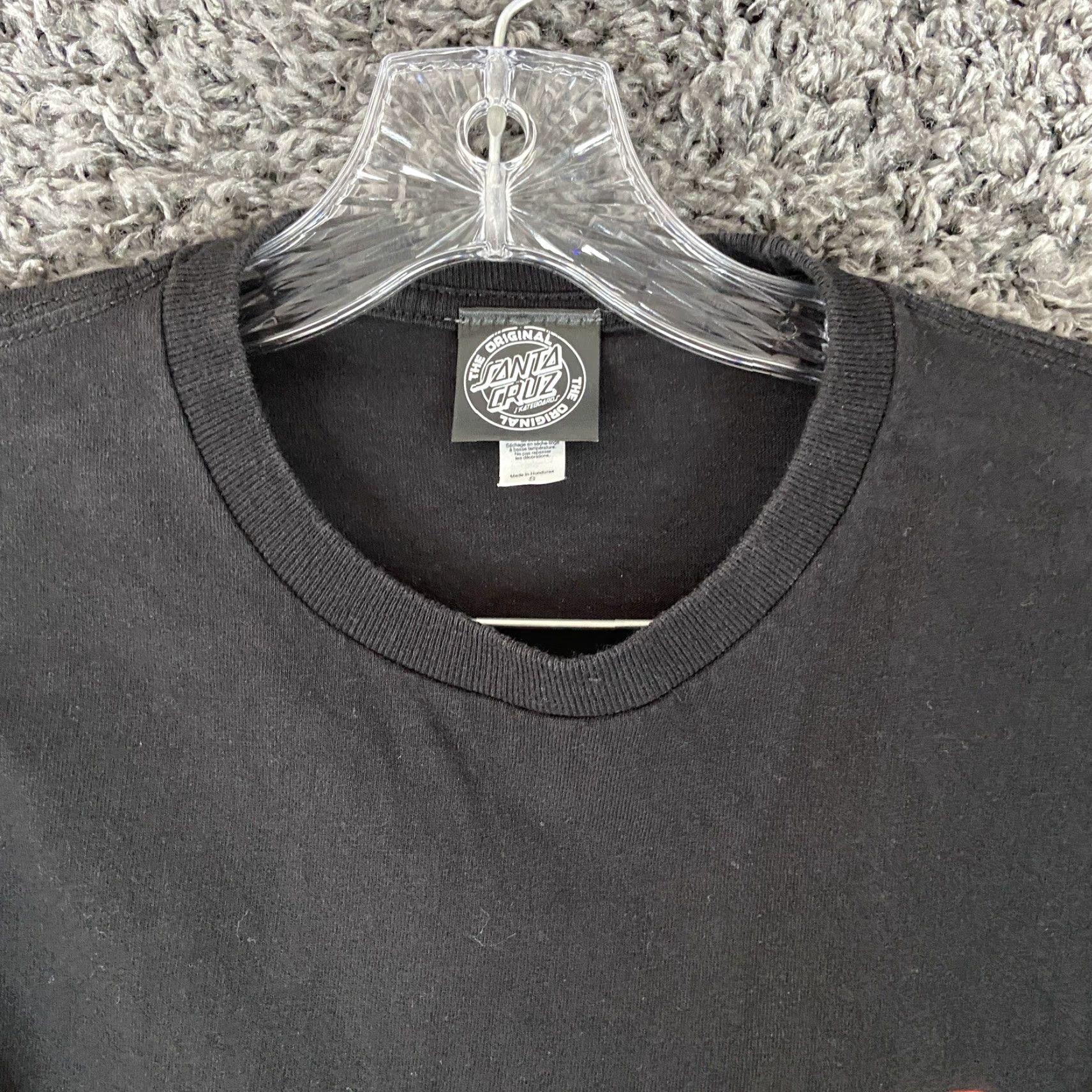 Vintage SANTA CRUZ Skateboards T-Shirt Long Sleeve Shirt Black Men’s S Size US S / EU 44-46 / 1 - 5 Thumbnail