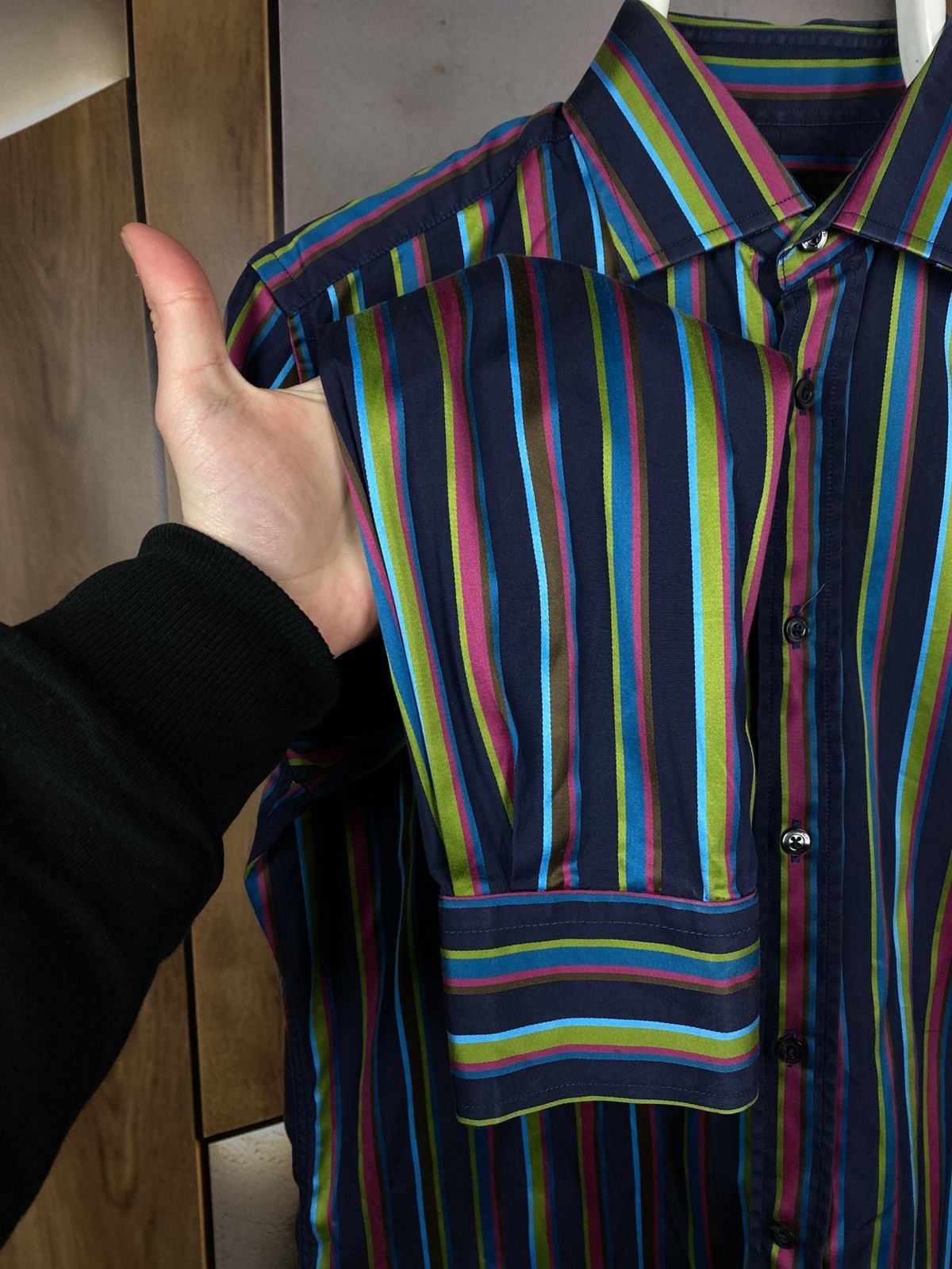 Duchamp 🎠Vintage Shirt Button Up Duchamp London Slim Fit Striped🎠 Size US M / EU 48-50 / 2 - 3 Thumbnail
