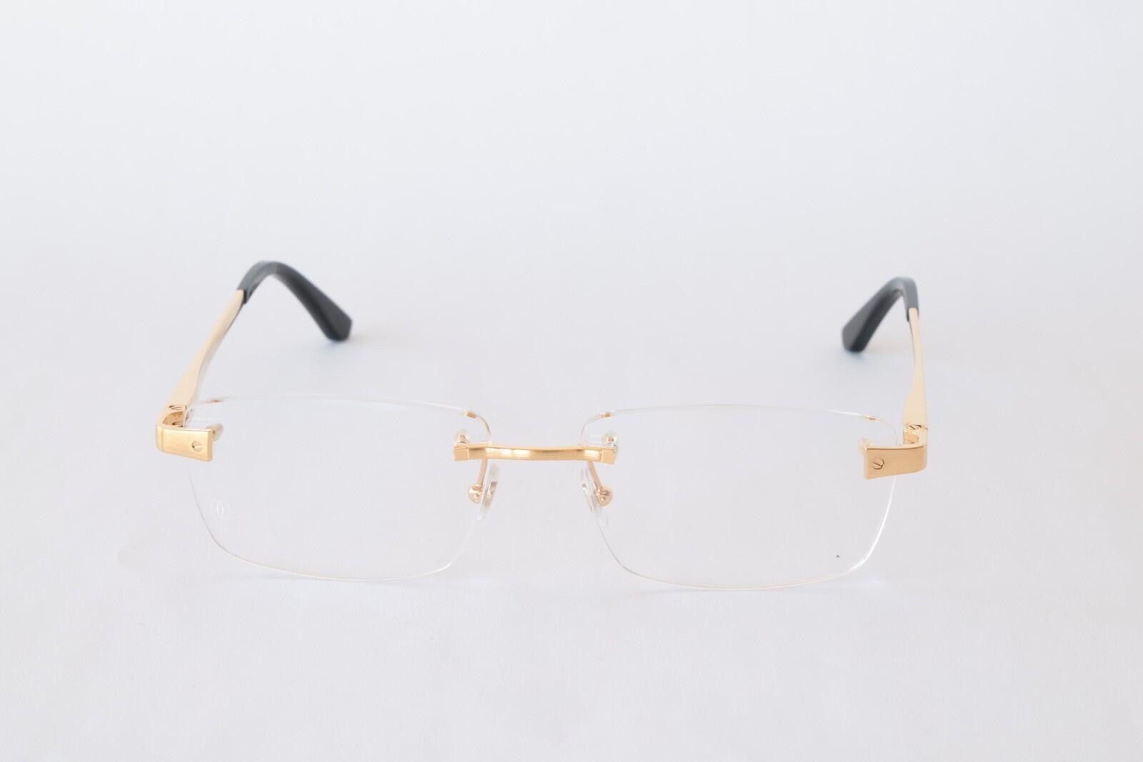 Cartier New Cartier eyewear optical eyeglasses gold CT0201O 001 Size ONE SIZE - 2 Thumbnail