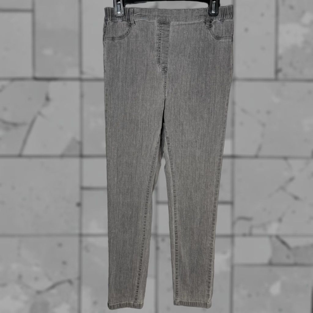 Vintage WoolOvers Pants Dress Pants Gray Cotton Blend Elastic Womens Size 8 Size 30" / US 8 / IT 44 - 1 Thumbnail