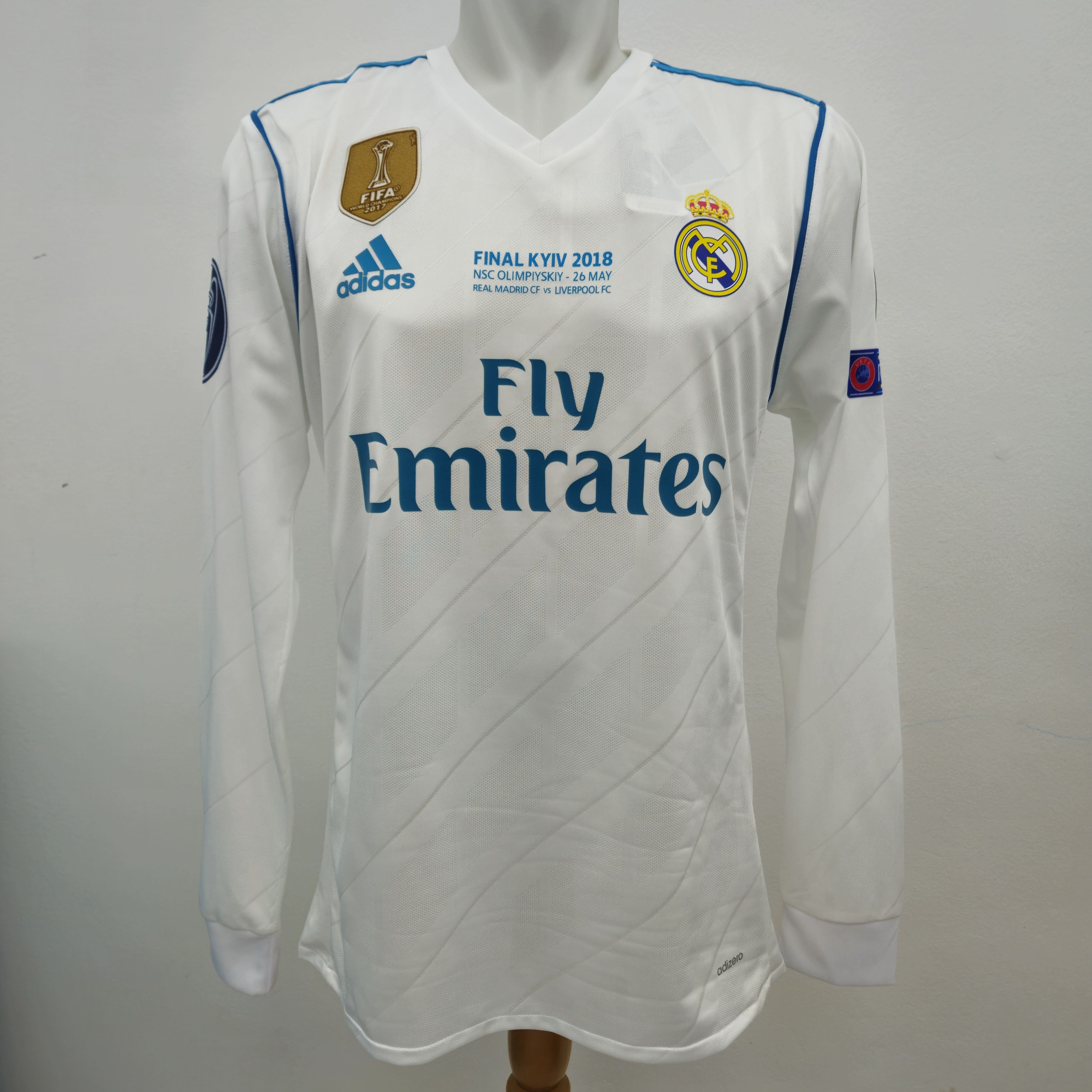 Real Madrid REAL MADRID 2017 2018 ADIZERO HOME LONG SLEEVE