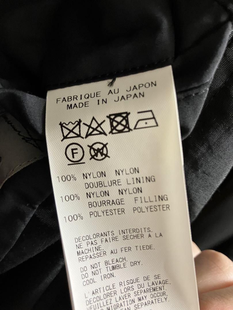 Yohji Yamamoto Yohji Yamamoto POUR HOMME 20AW Cotton filled nylon coat Size US L / EU 52-54 / 3 - 6 Thumbnail