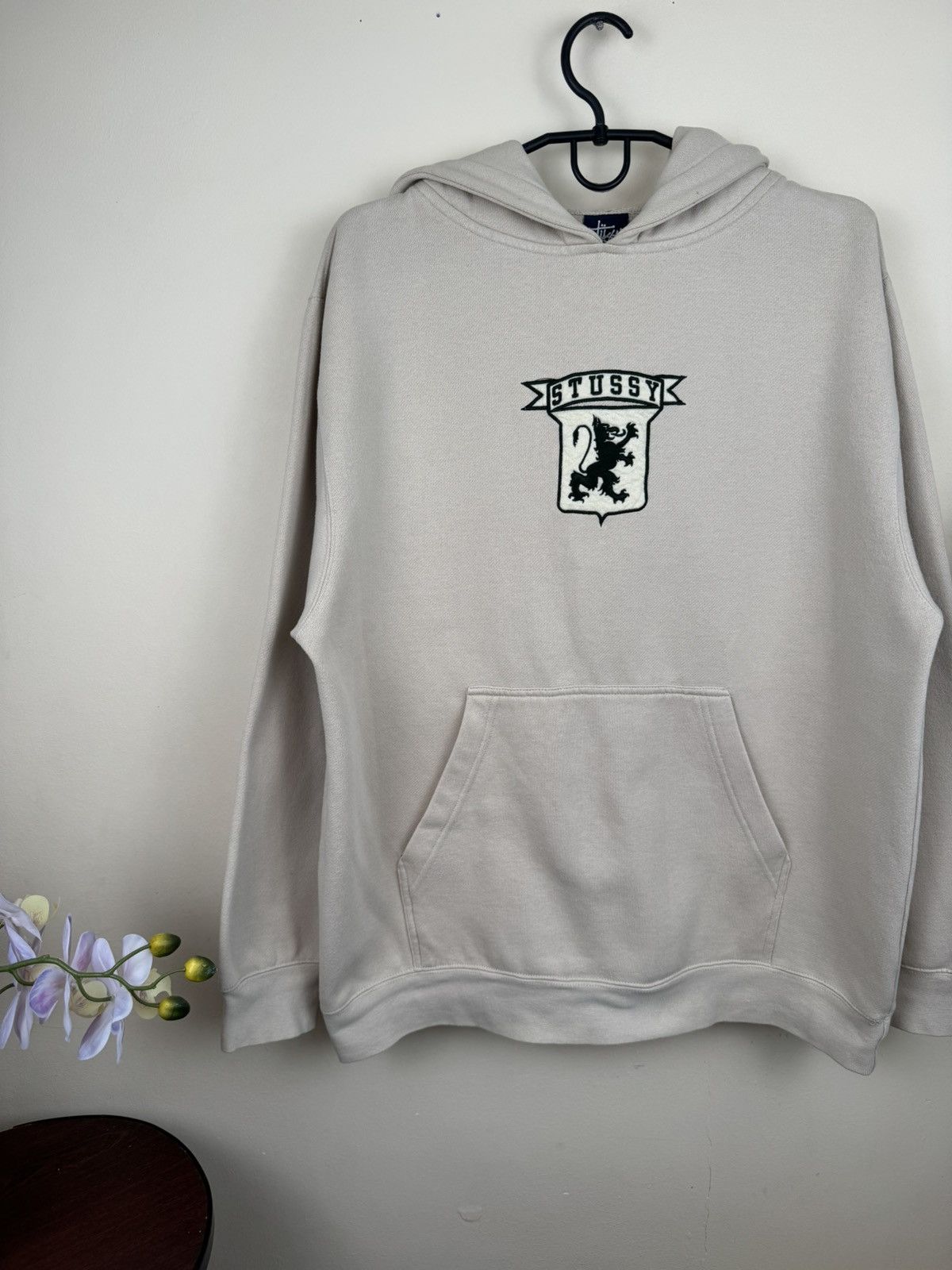 Stussy Vintage Stussy 90s Hong Kong Beige L College Blue Tag Size US L / EU 52-54 / 3 - 10 Thumbnail