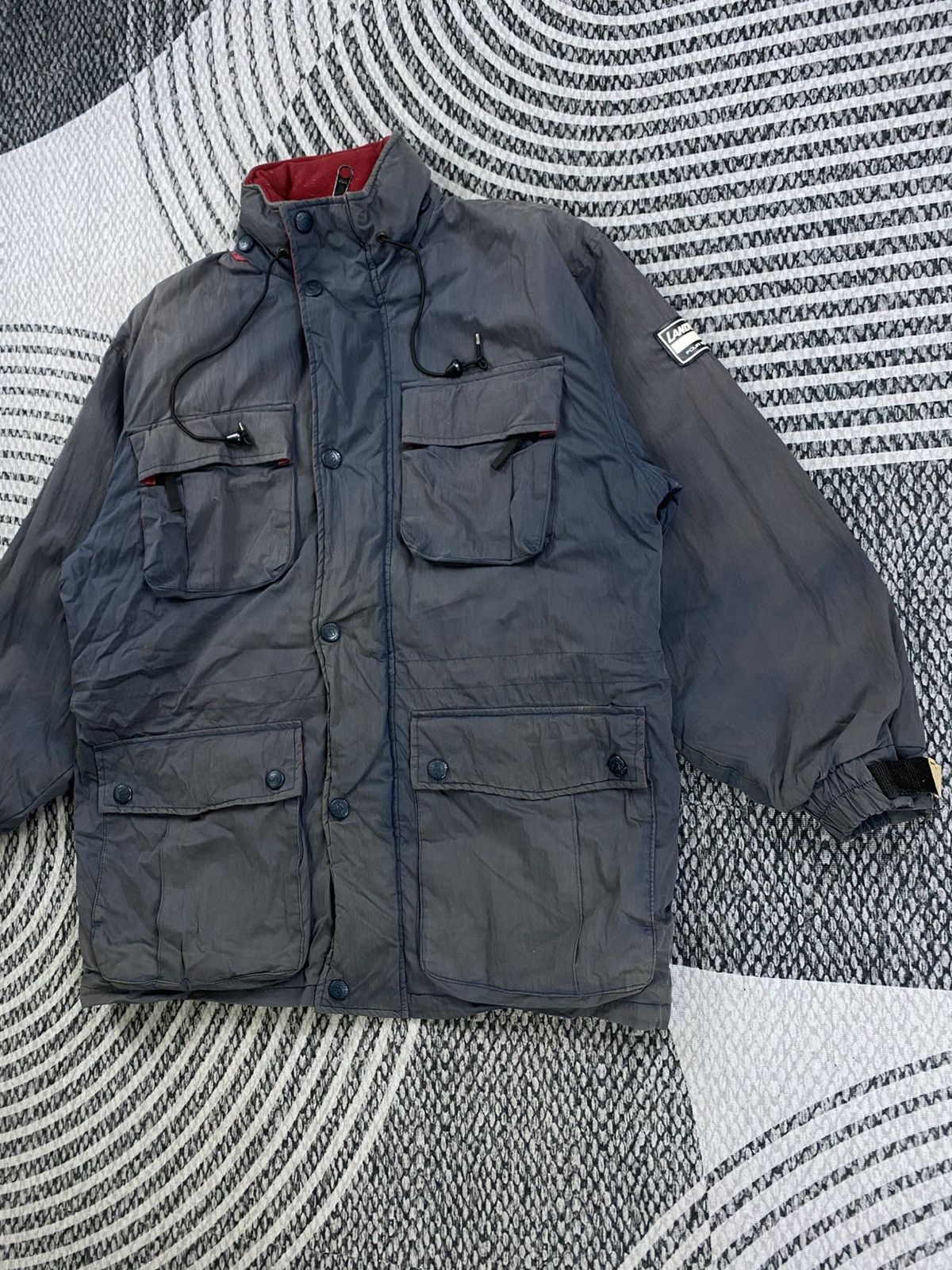 Japanese Brand Vintage Land Cruiser Four Wheel Drive Faded Zipper Jacket Size US XL / EU 56 / 4 - 5 Thumbnail