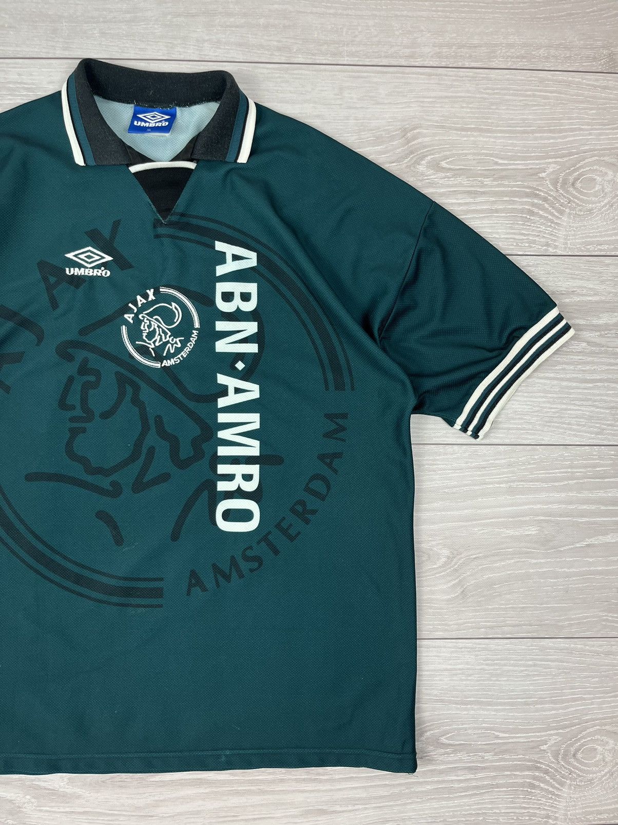 Umbro Umbro Ajax Vintage 1995 Away Kit Soccer Jersey Shirt Size US XL / EU 56 / 4 - 3 Thumbnail