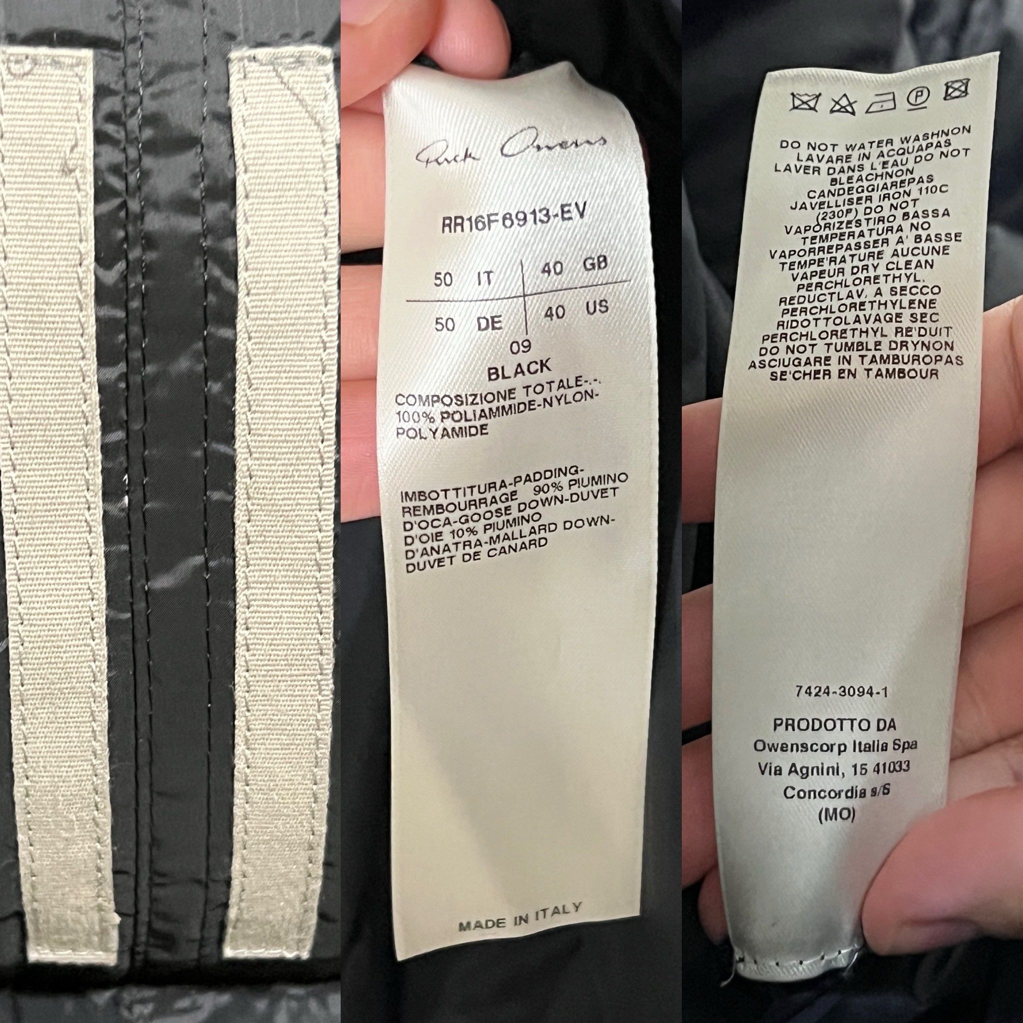 Rick Owens Rick Owens FW16 "MASTODON" Hooded Nylon Down Puffer Vest Size US M / EU 48-50 / 2 - 11 Thumbnail