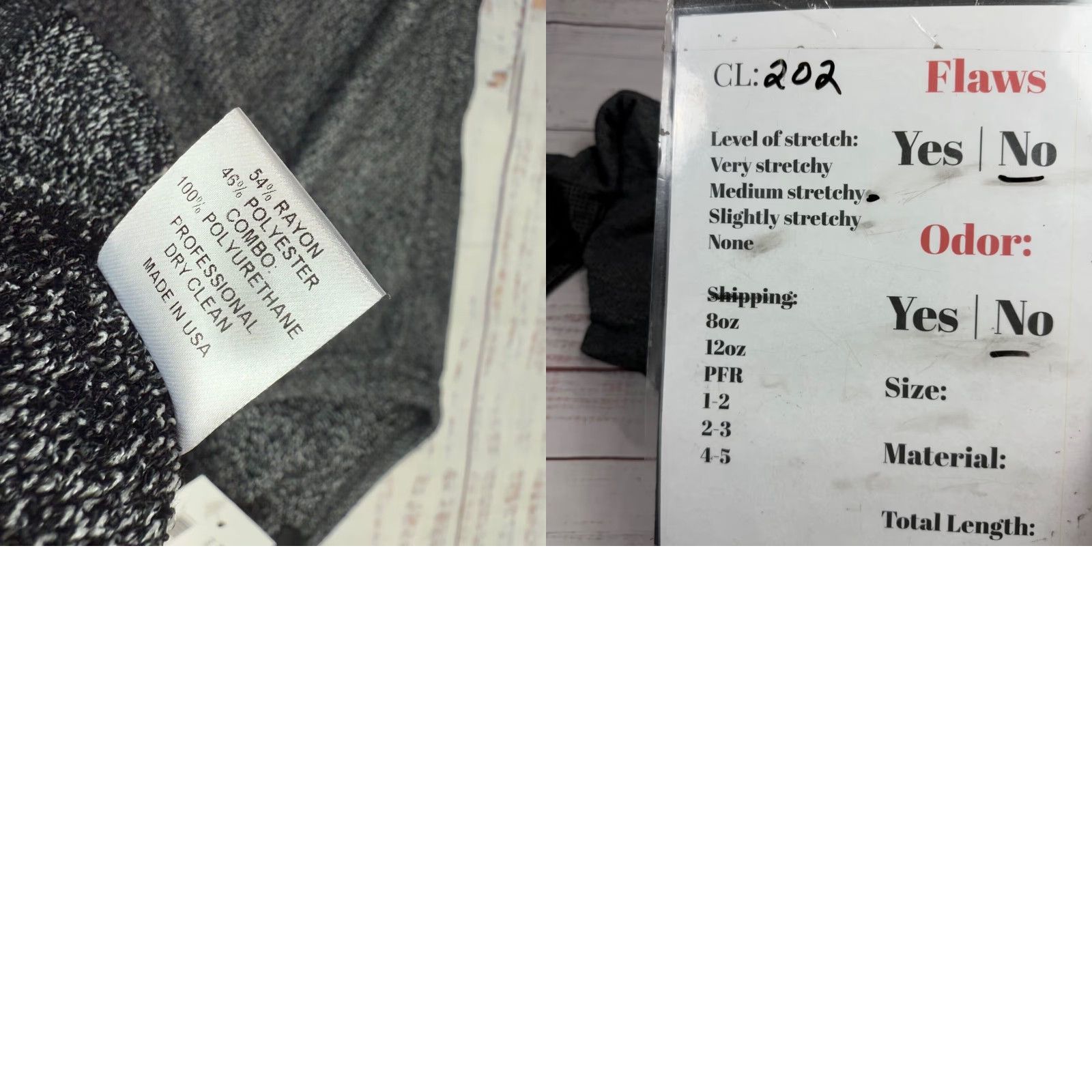 Generation Love Generation Love Womens Blouse M/L Gray Black Perforated Sleeve Faux Leather Knit Top Size M / US 6-8 / IT 42-44 - 8 Thumbnail
