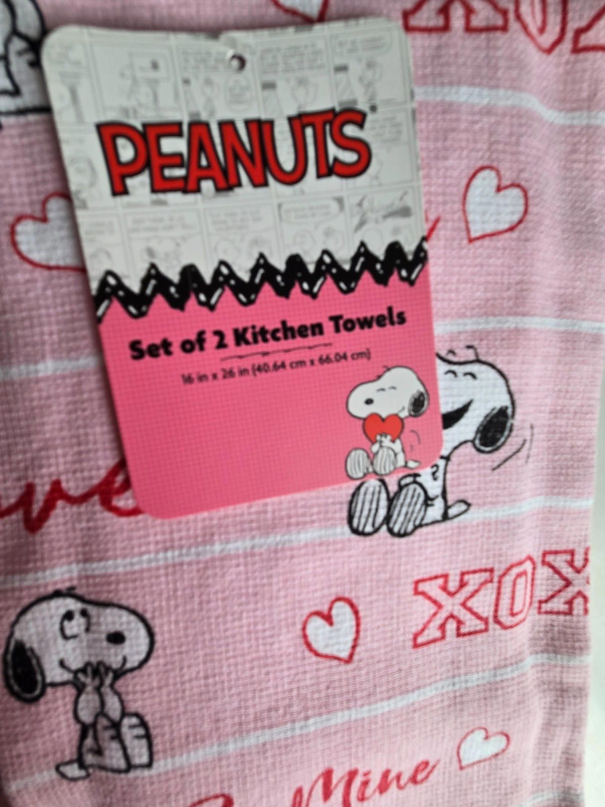 Peanuts Peanuts Snoopy Kitchen Towels Set Be Mine NWT Size ONE SIZE - 3 Thumbnail