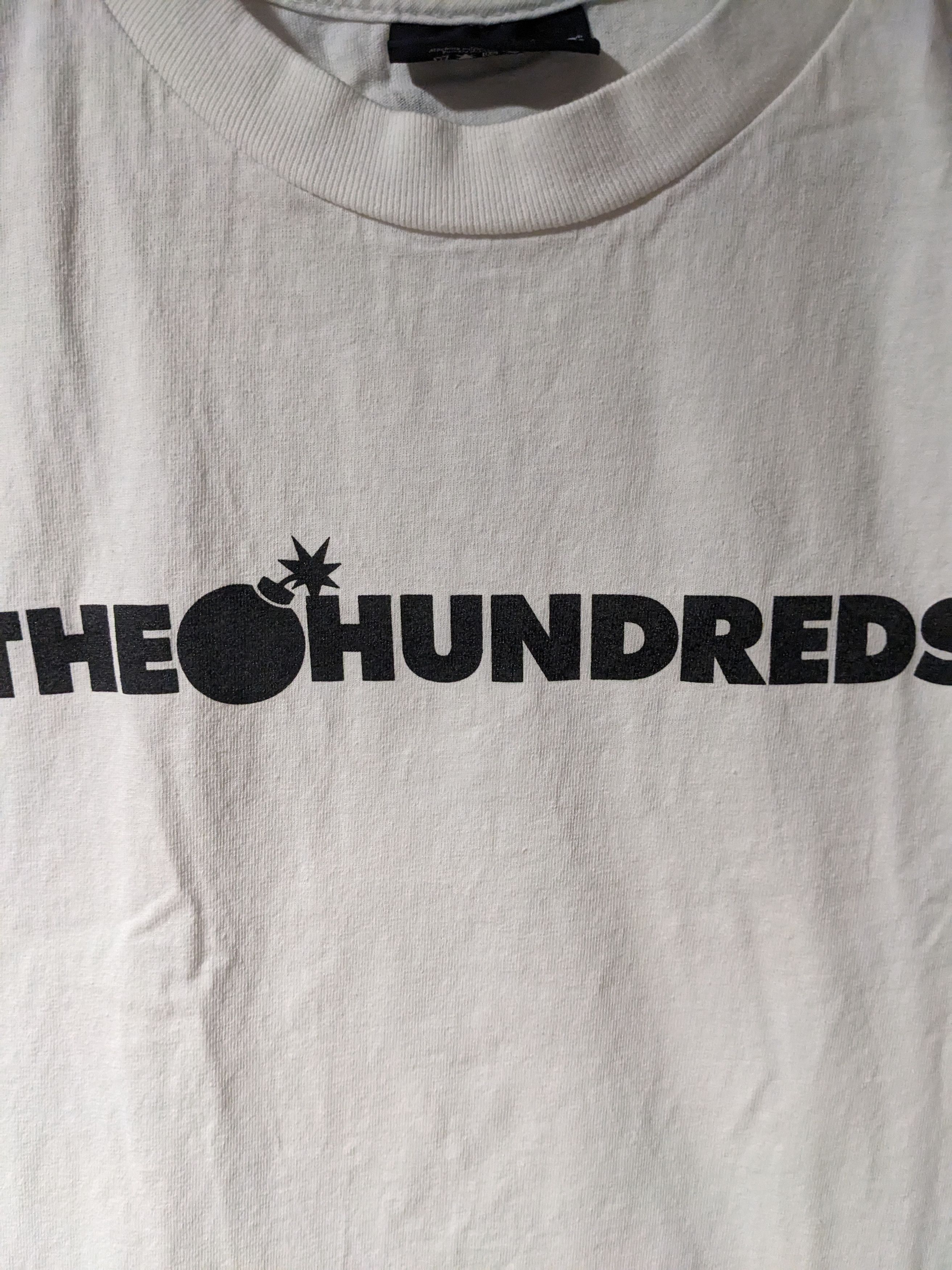 The Hundreds × Vintage Vintage Y2K The Hundreds Spell Out Logo White Medium T-Shirt Size US M / EU 48-50 / 2 - 2 Thumbnail