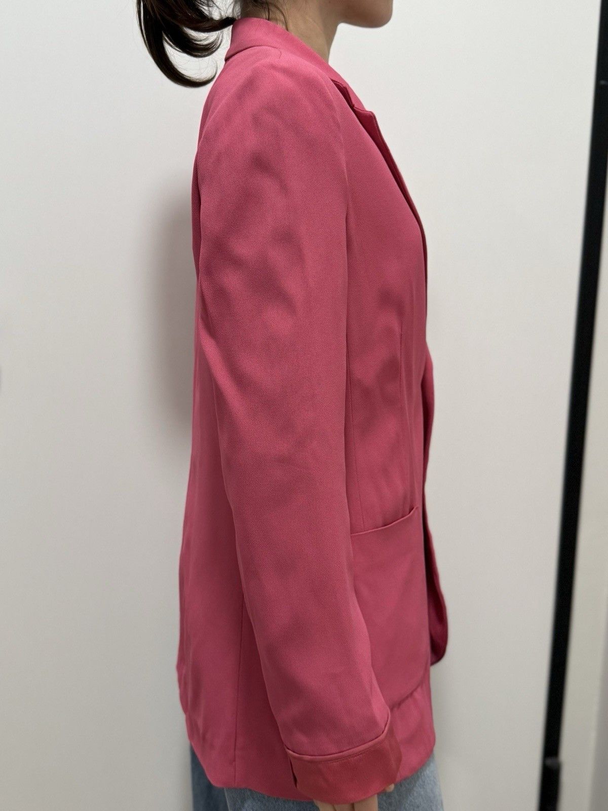 RED Valentino DDP Red Valentino Pink Blazer Acetate Viscose Jacket Size M / US 6-8 / IT 42-44 - 9 Thumbnail