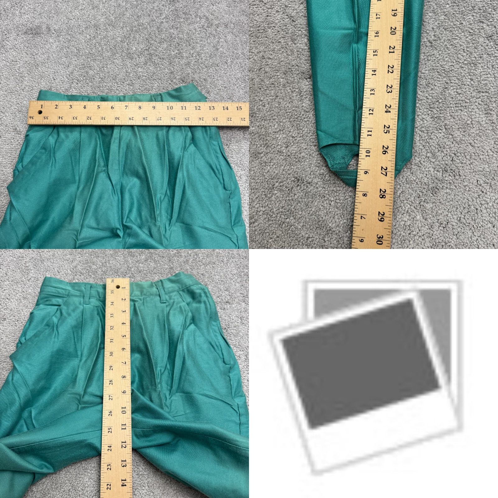 Vintage Vintage The Limited Stirrup Pants Womens 6 Green High Rise Pleated Trouser Dress Pants Tapered 90s Retro Classic Womens Size 28" / US 6 / IT 42 - 9 Thumbnail