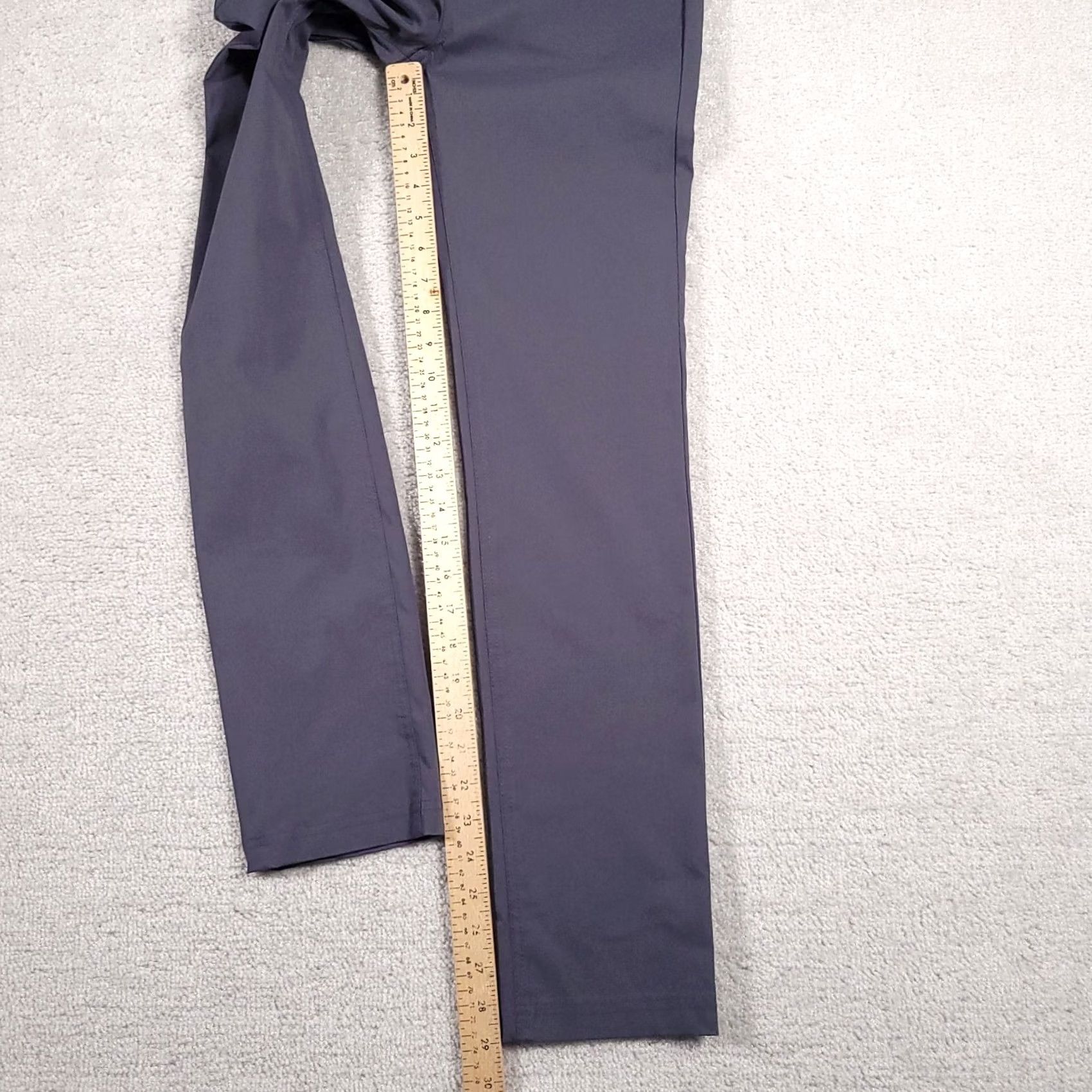 Vintage Marla Wynne Pants Womens 2 Gray Pull On Mid-Rise Skinny Pockets Legging USA Size 42" / US 20 - 7 Thumbnail