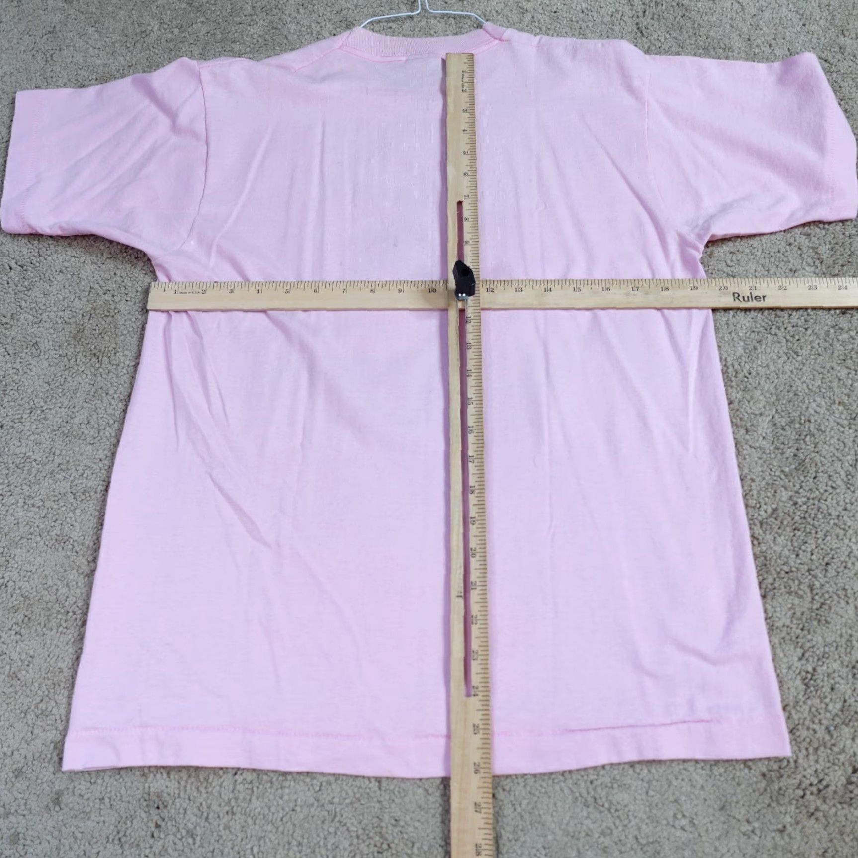 Vintage VINTAGE American Vintage Shirt Mens M Pink USA 50/50 Made in USA Short Sleeve Crew Neck T-Shirt Size US M / EU 48-50 / 2 - 6 Thumbnail