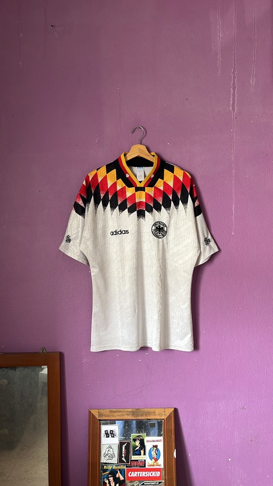 Vintage Vintage 1994/96 Germany Home Football Jersey Adidas Size US L / EU 52-54 / 3 - 2 Thumbnail