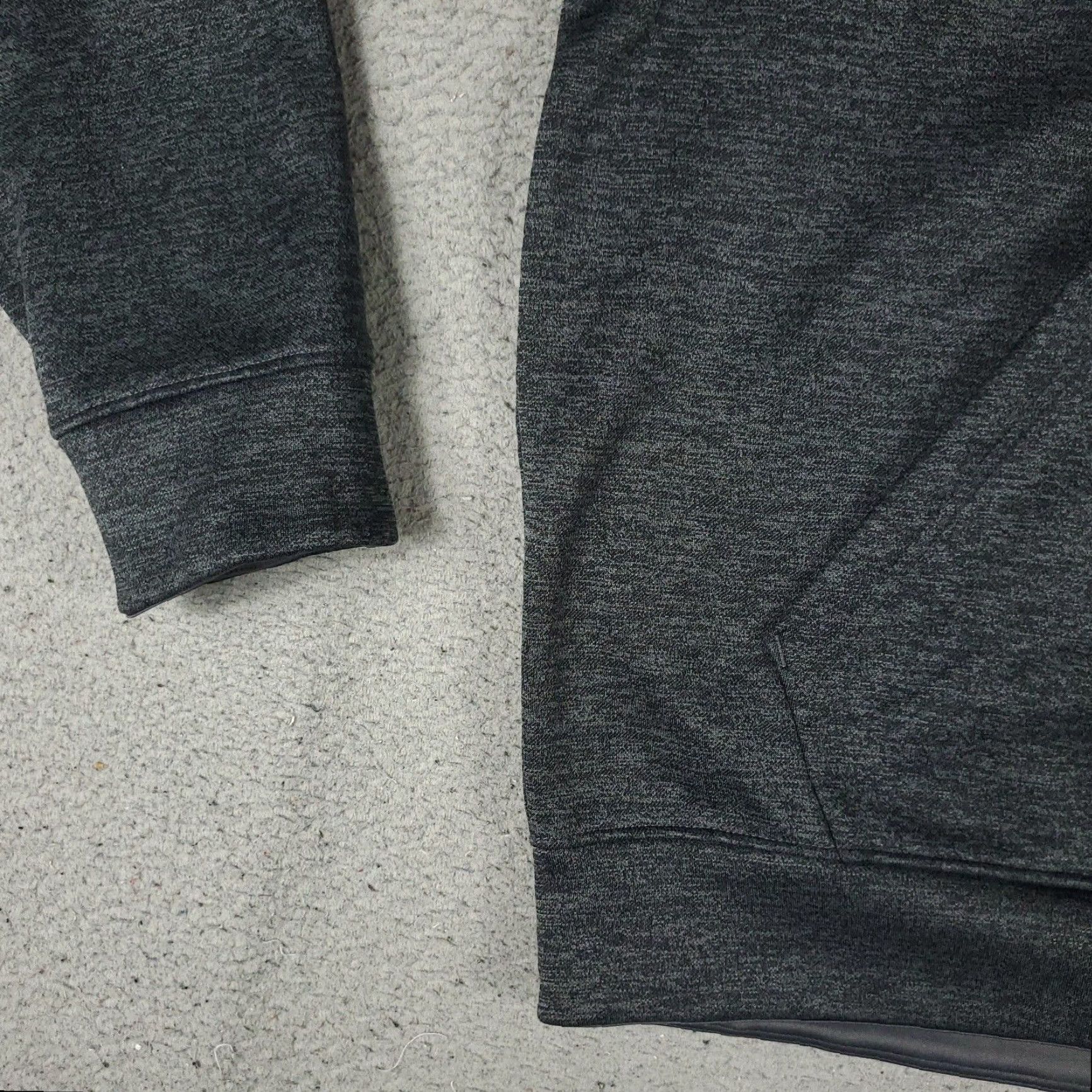 Adidas Adidas Hoodie Mens Large Gray Pullover Sweatshirt Knit Mock Neck Pockets Logo All Seasons Casual Sports Image: Logo Size US L / EU 52-54 / 3 - 4 Thumbnail