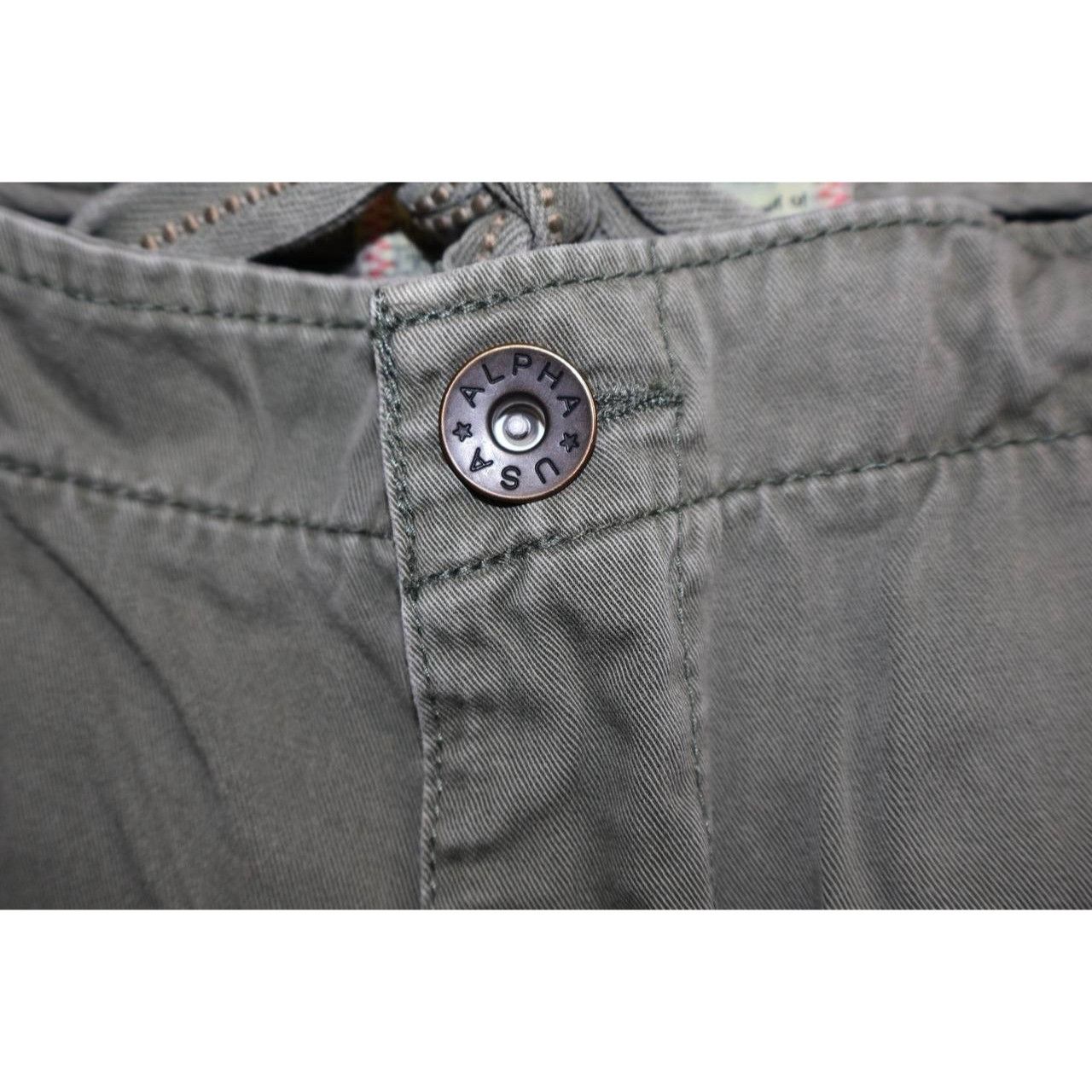 Alpha Industries Alpha Industries 38x30 Military Cargo Pants Green Canvas Size US 38 / EU 54 - 5 Thumbnail