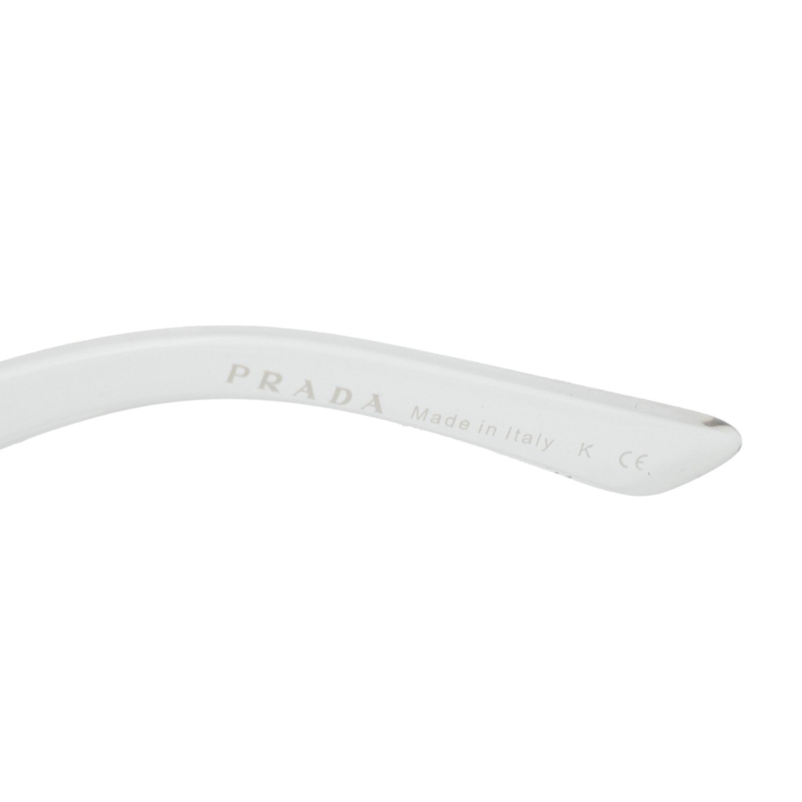 Prada Prada Symbol Silver Logo Transparent Square Sunglasses Size ONE SIZE - 5 Thumbnail