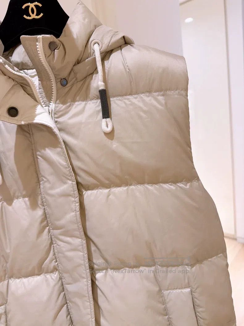 Brunello Cucinelli Brunello Cucinelli Classic long down vest Size XS / US 0-2 / IT 36-38 - 3 Thumbnail