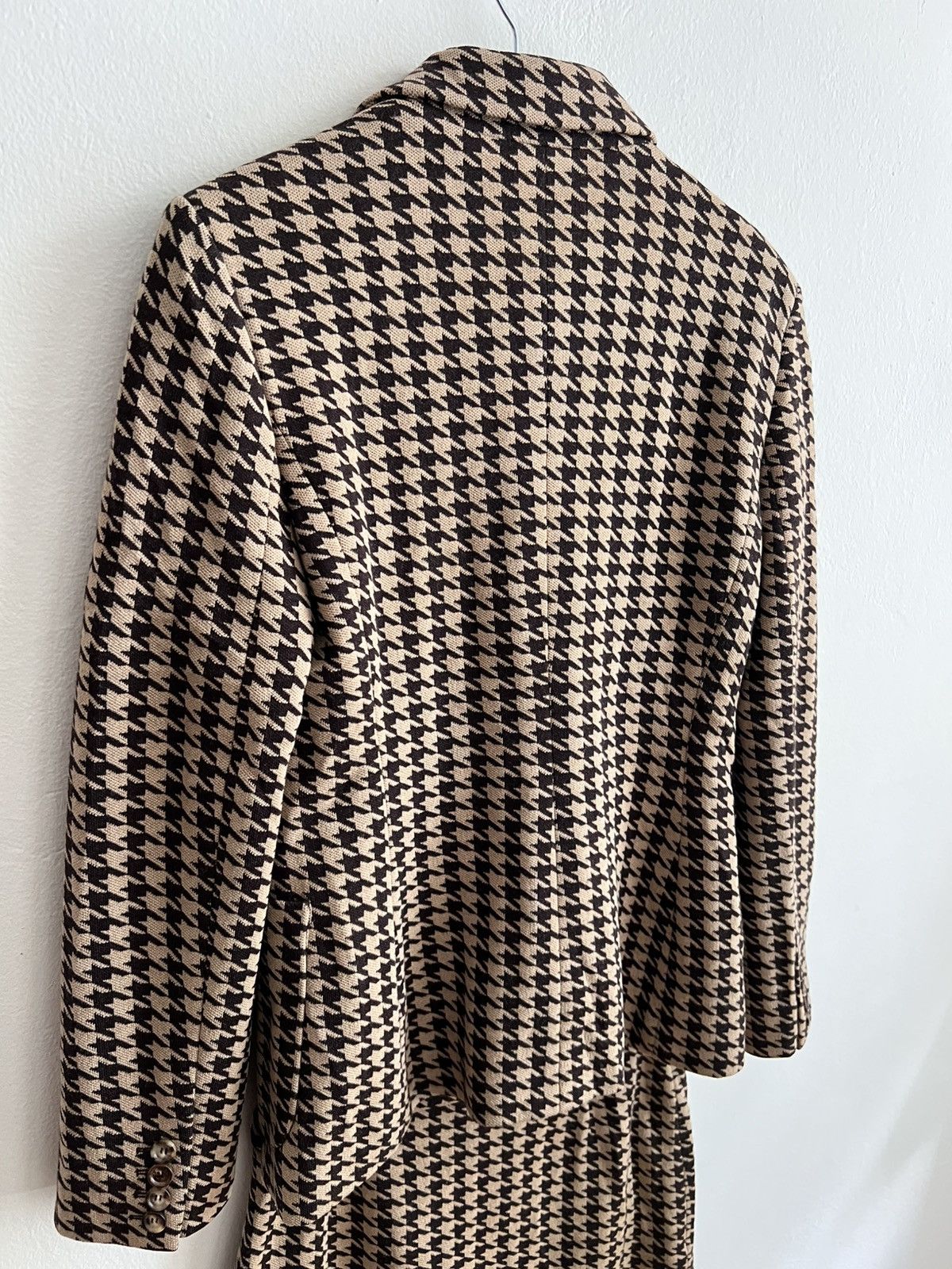 Celine Vintage Celine Houndstooth pattern suit Size L / US 10 / IT 46 - 8 Thumbnail