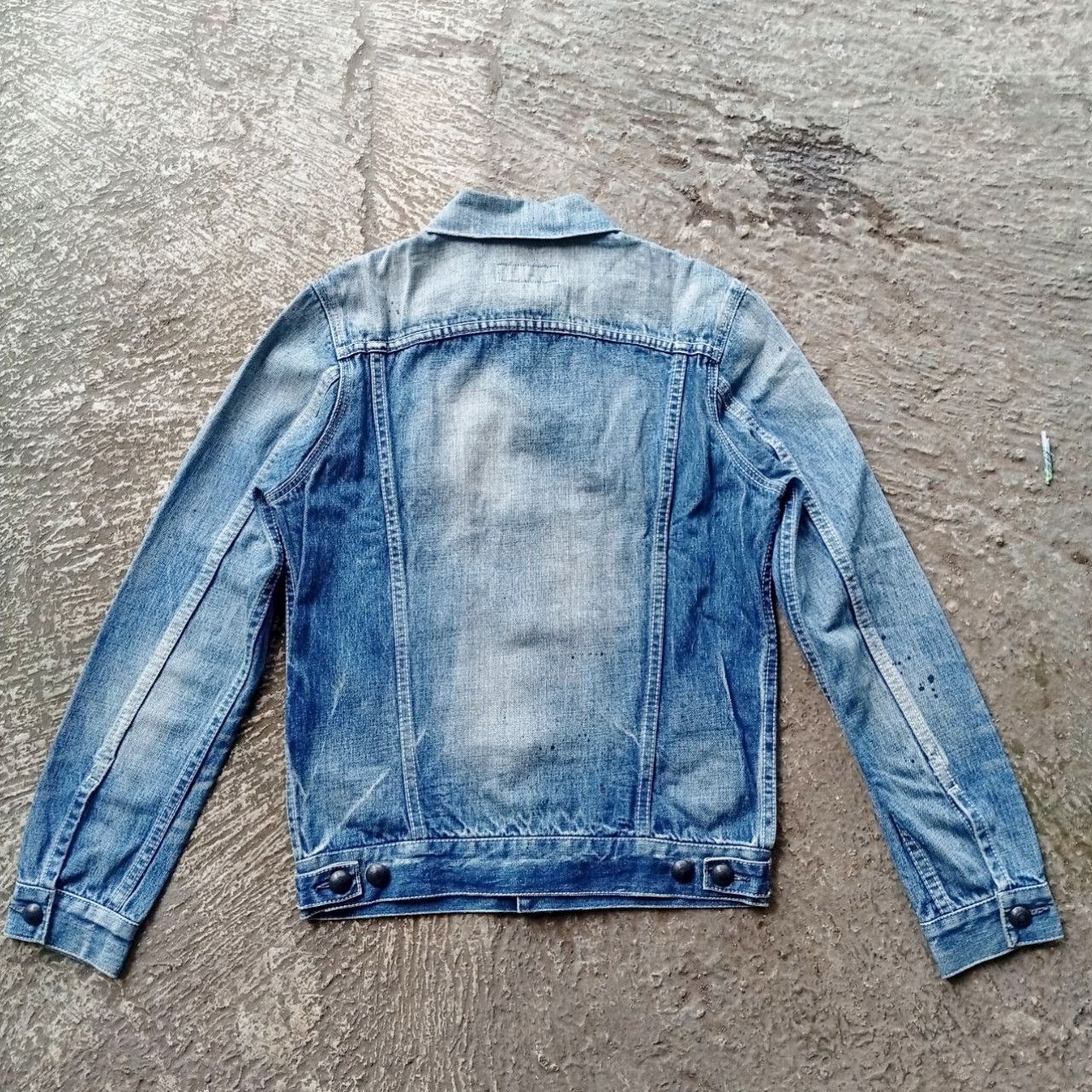 Vanquish Vintage Vanquish Japan Trucker Denim Jacket Painter Splash Size US S / EU 44-46 / 1 - 6 Thumbnail