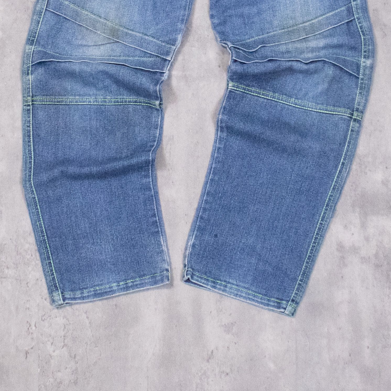 Carhartt × Dickies × Vintage Y2K 2000's Contrast Stitch Double Knee Denim Jeans Pant's Size US 26 / EU 42 - 3 Thumbnail