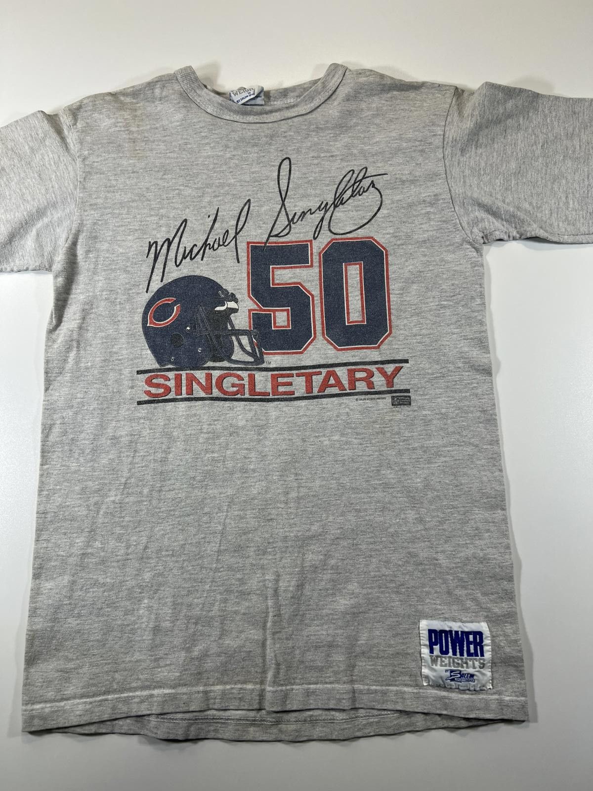 Other Vintage Michael Singletary #50 Graphic T-Shirt Size US M / EU 48-50 / 2 - 1 Thumbnail