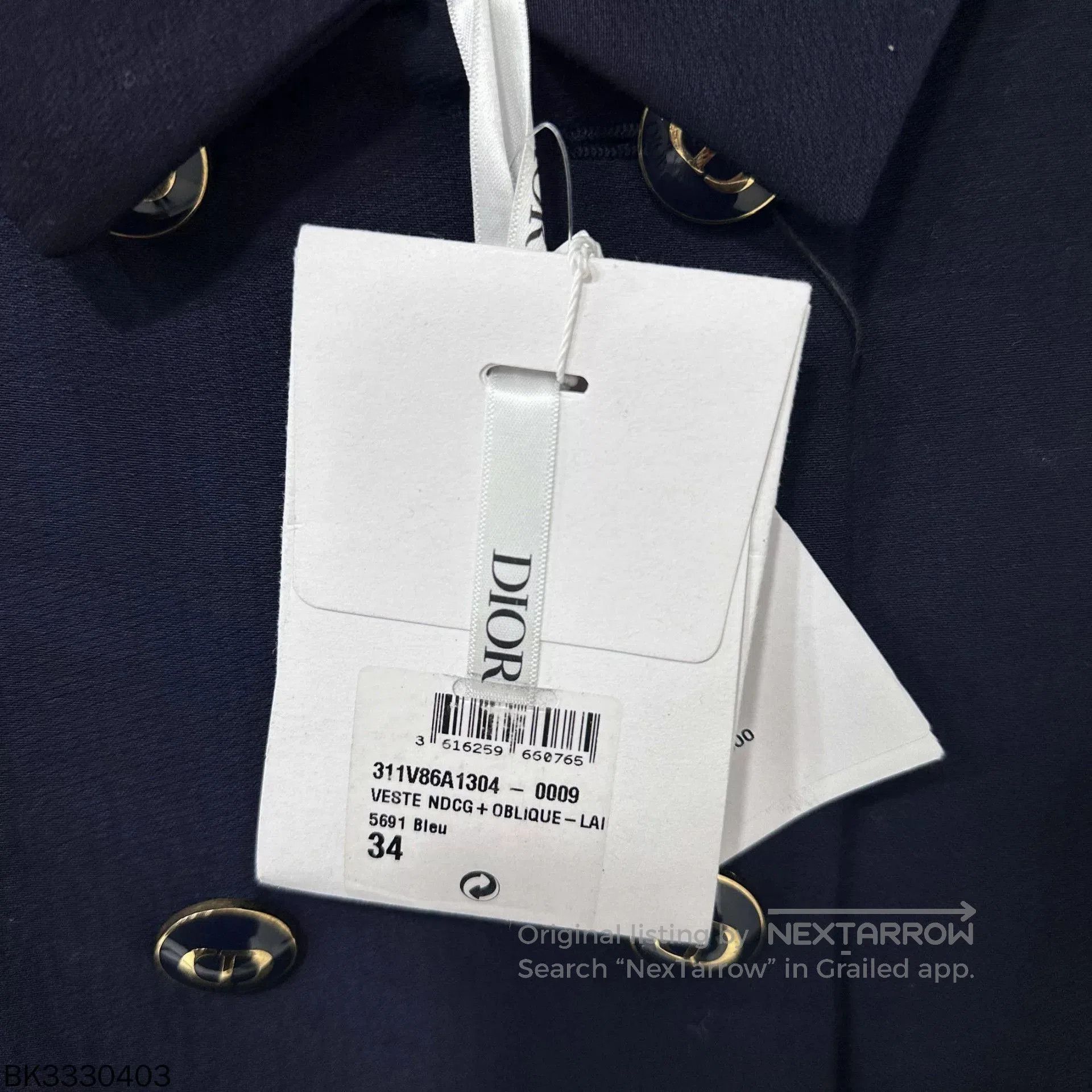 Dior Dior Dark Blue Double. Size XXS / US 00 / IT 34 - 7 Thumbnail