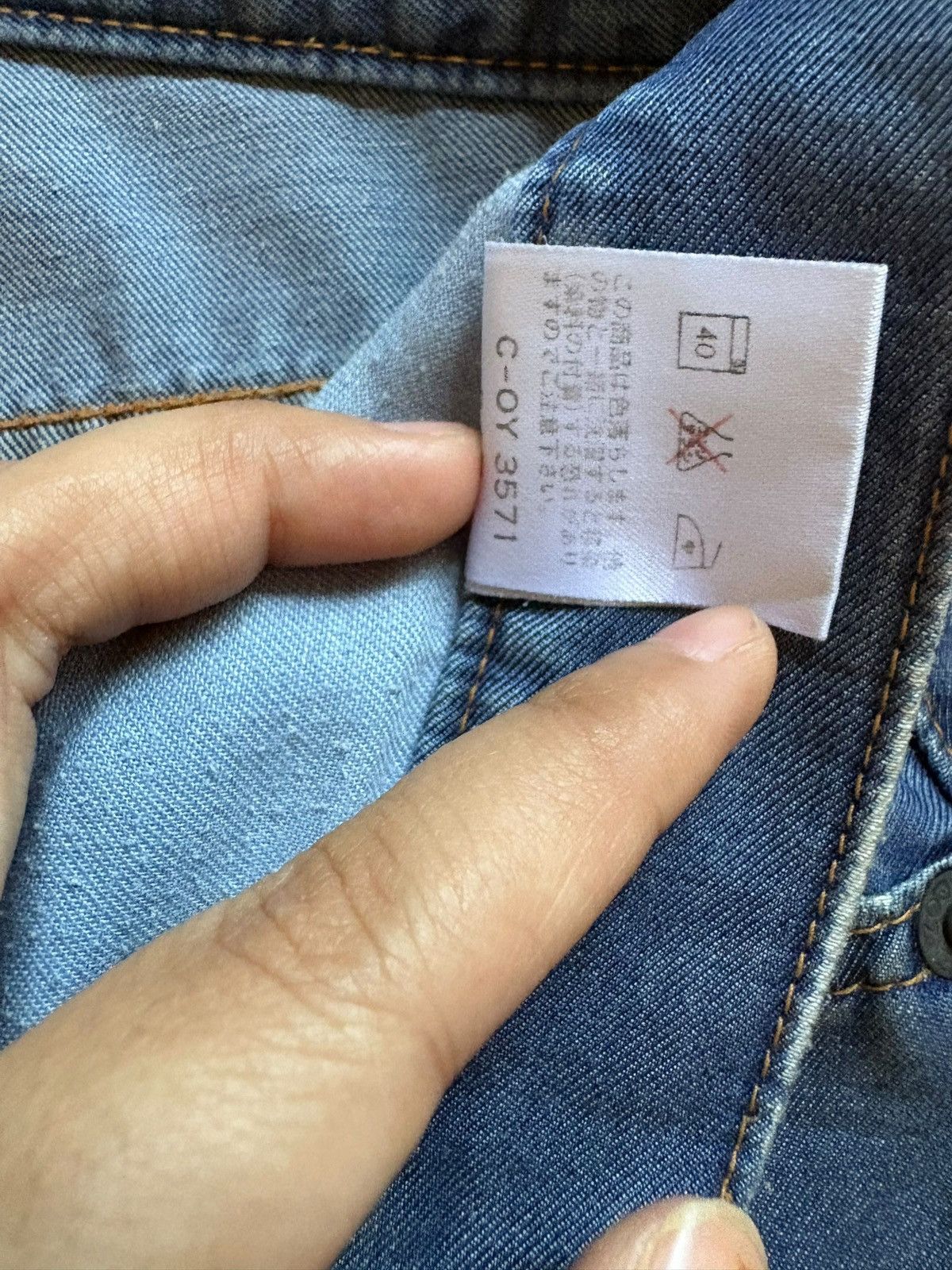 Kenzo Vintage Japanese Kenzo Faded Mud Wash Baggy Denim Pants Size 28" / US 6 / IT 42 - 11 Thumbnail