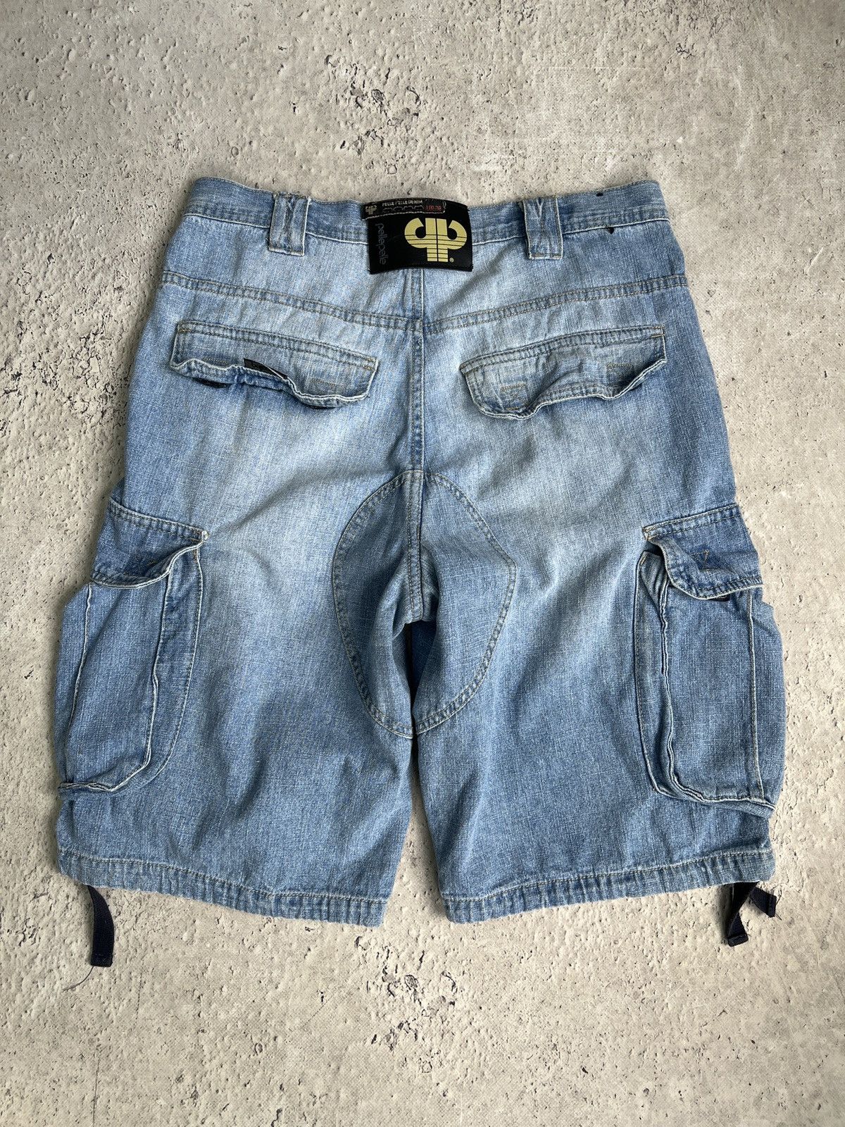 Pelle Pelle Pelle Pelle cargo denim distressed shorts pants Size US 30 / EU 46 - 9 Thumbnail