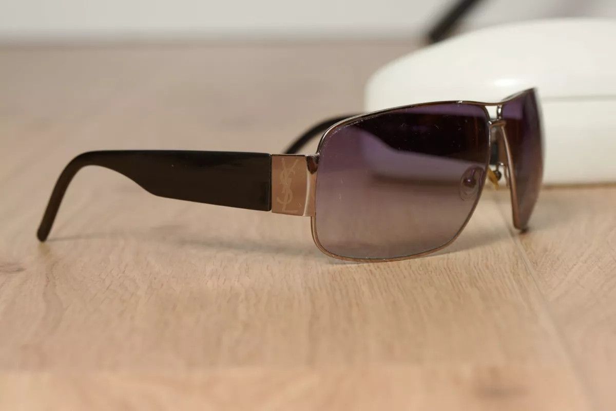 Yves Saint Laurent YSL 6050/S unisex Logo sunglasses Size ONE SIZE - 1 Thumbnail