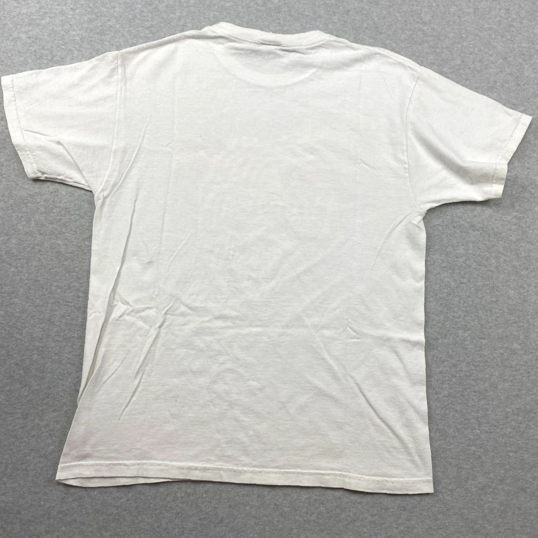 Fruit Of The Loom VINTAGE Fruit of the Loom Air Waves Shirt Mens L White Eagle Graphic USA Proud to be an American Size US L / EU 52-54 / 3 - 5 Thumbnail