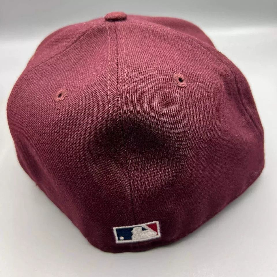 New Era Cleveland Guardians Hat Men 7 3/8 59Fifty New Era MLB Fitted Size ONE SIZE - 5 Thumbnail