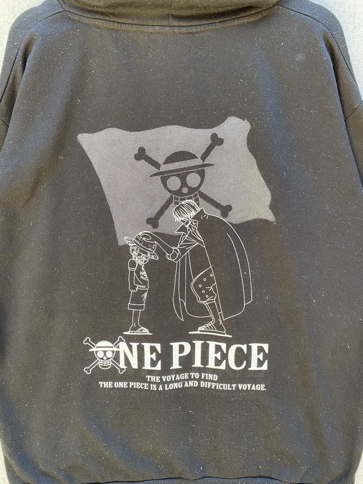 Anime × One Piece One Piece Hoodie Big Logo Spellout Pullover Jumper Size US L / EU 52-54 / 3 - 6 Thumbnail