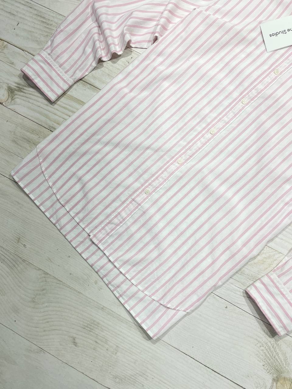 Acne Studios NEW Acne Studios Shirt Long Sleeve Button Up Striped Size US S / EU 44-46 / 1 - 3 Thumbnail