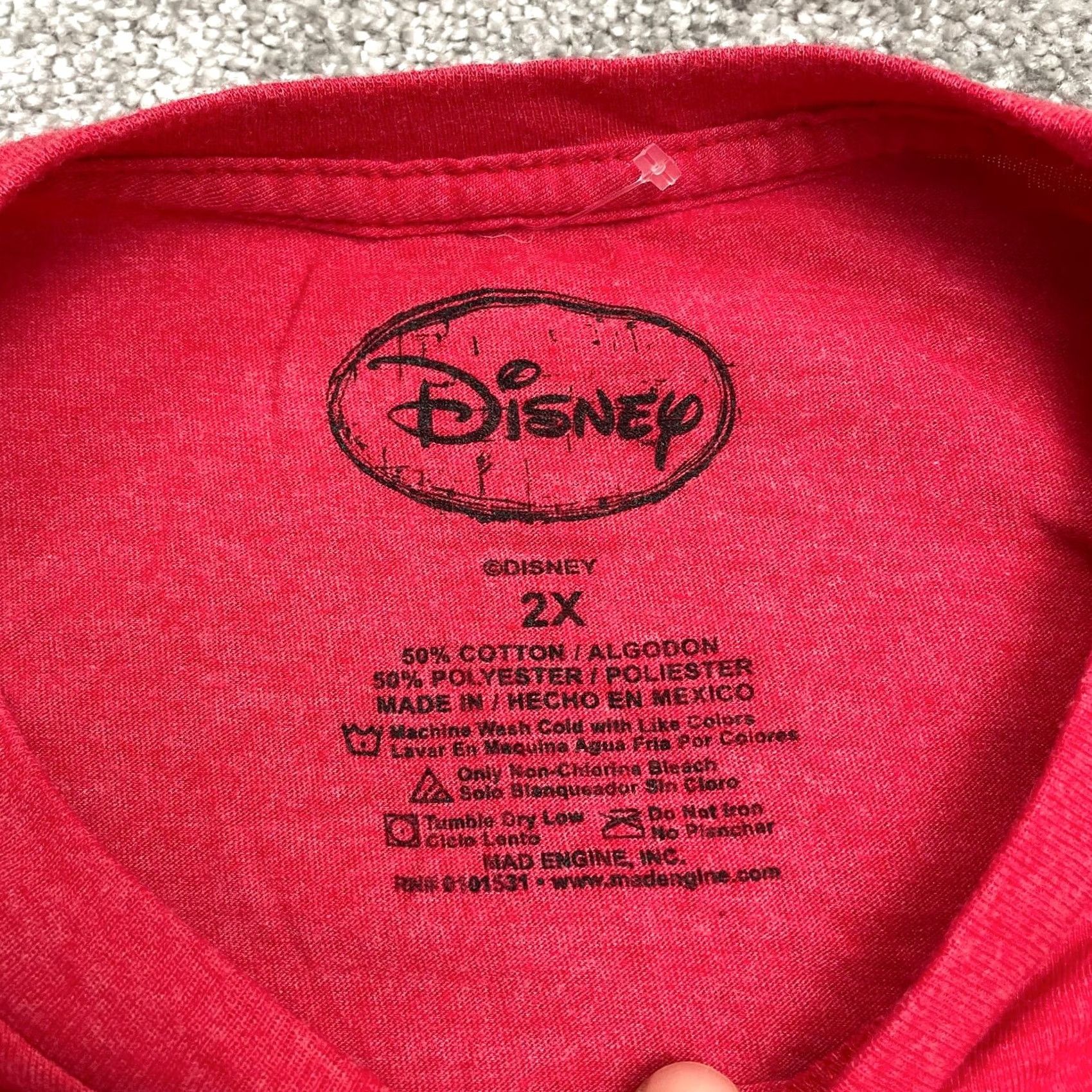 Disney Disney Lion King Hakuna Matata T-Shirt Women 2X Red Crew Neck Graphic Casual Tee Size XXL / US 16-18 / IT 52-54 - 4 Thumbnail