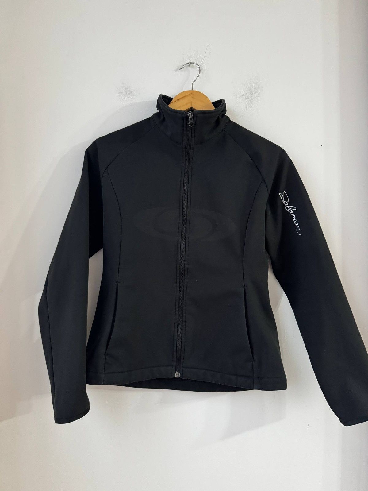 Salomon Salomon Women’s Softshell Full-Zip Jacket - Black - Size S Size S / US 4 / IT 40 - 2 Thumbnail