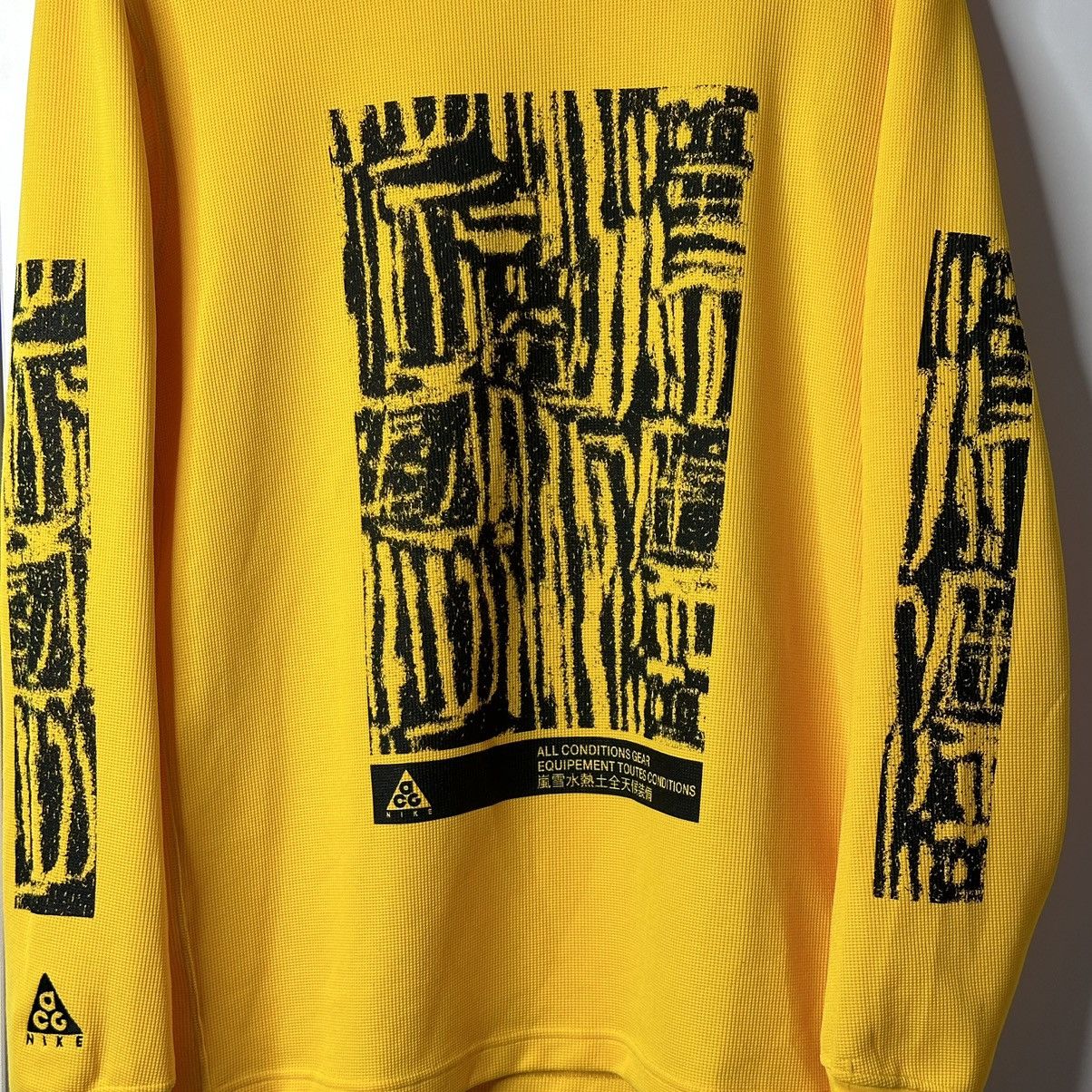 Nike Nike ACG Yellow Sweatshirt Outdoor Streetwear Size US S / EU 44-46 / 1 - 4 Thumbnail