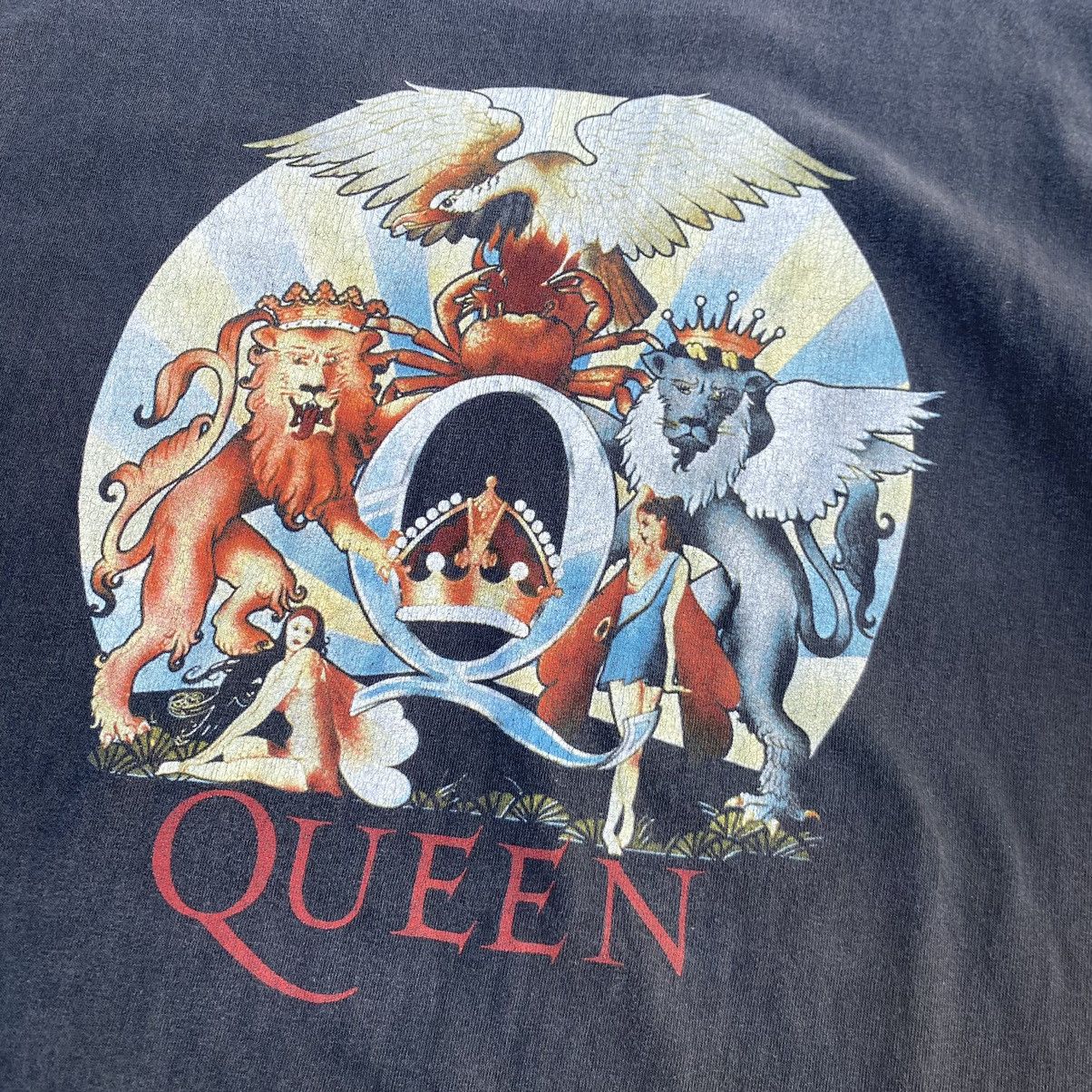 Band Tees Thrashed Faded Vintage Y2K Queen UK Band ERD GRUNGE TEE Size US L / EU 52-54 / 3 - 5 Thumbnail