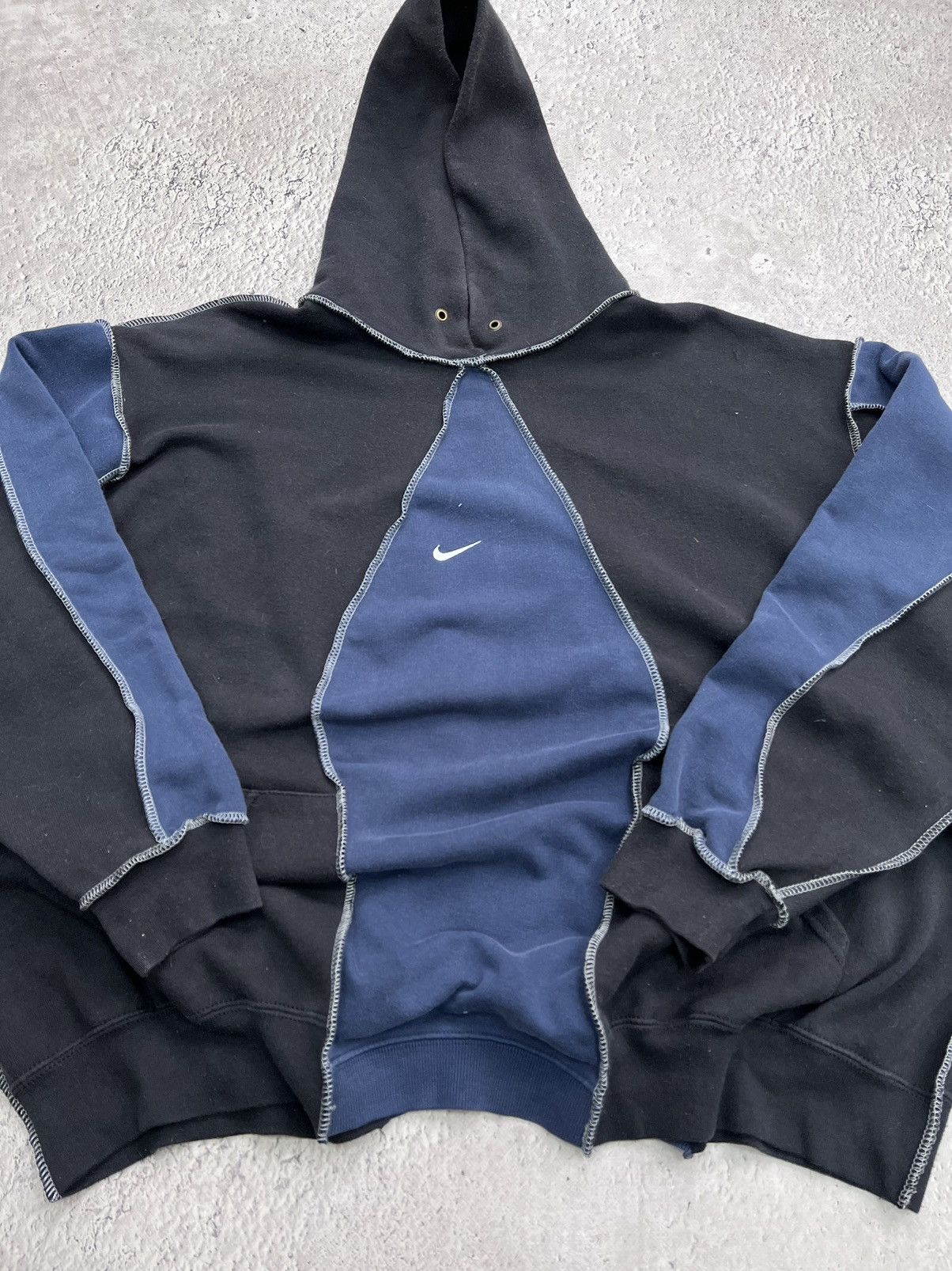 Nike NIKE REWORKED SWOOSH HOODIE DECONSTRUCTED NOCTA STYLE Size US L / EU 52-54 / 3 - 7 Thumbnail