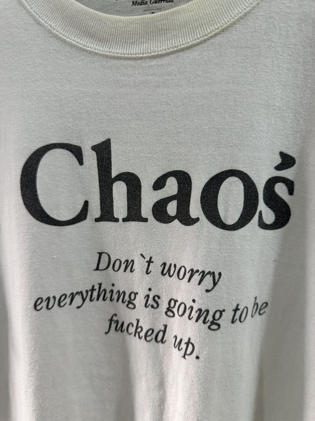 FPAR × Vintage FPAR Media Guerrilla “Chaos” T-Shirt Size US M / EU 48-50 / 2 - 14 Thumbnail