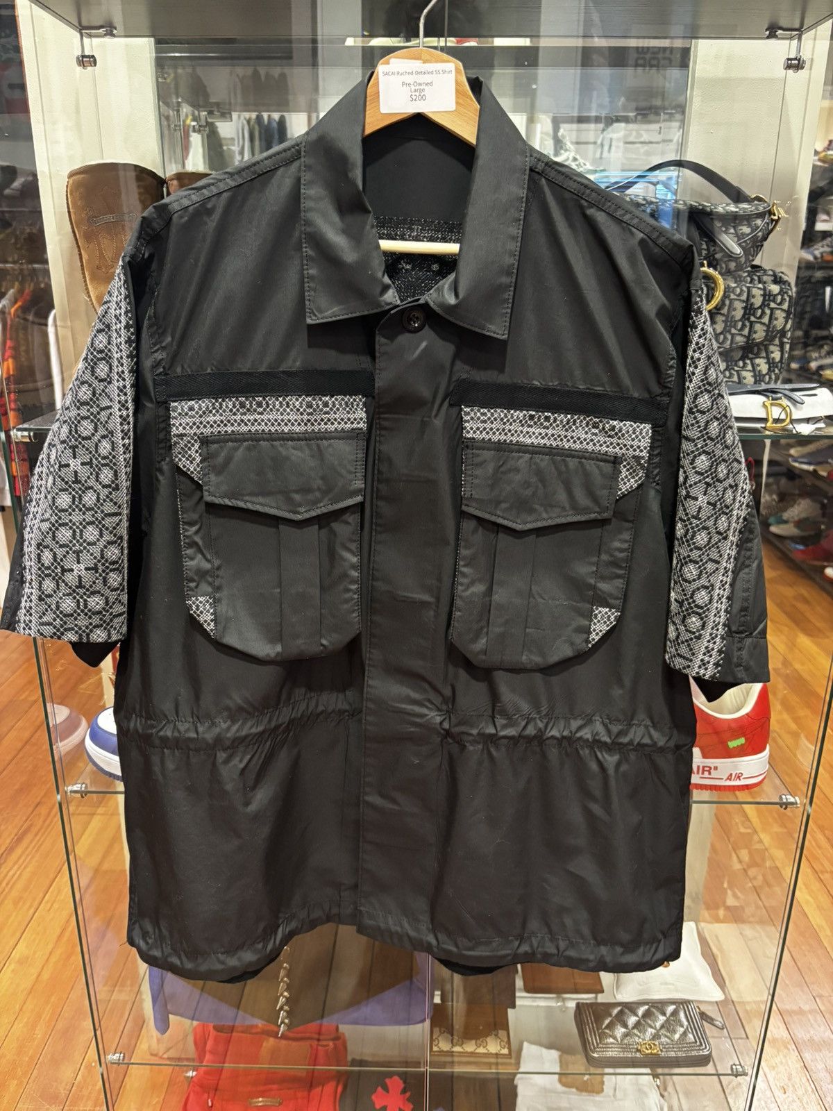 Sacai SACAI Ruched Detailed Button Up Size US L / EU 52-54 / 3 - 1 Thumbnail