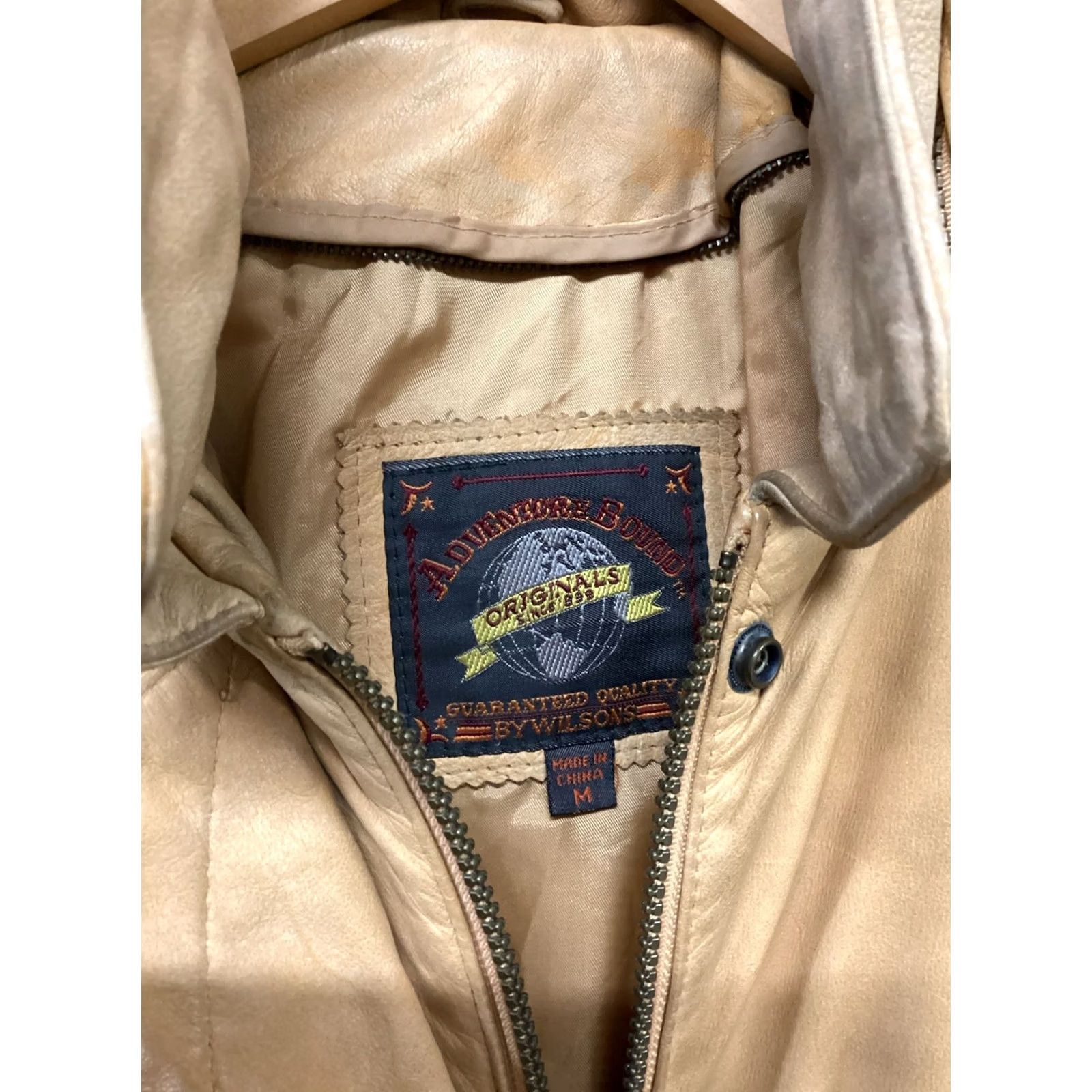 Vintage VINTAGE Wilsons Adventure Bound Real Leather Jacket Women M Brown Bomber Jacket Mens? Womens Size M / US 6-8 / IT 42-44 - 2 Thumbnail